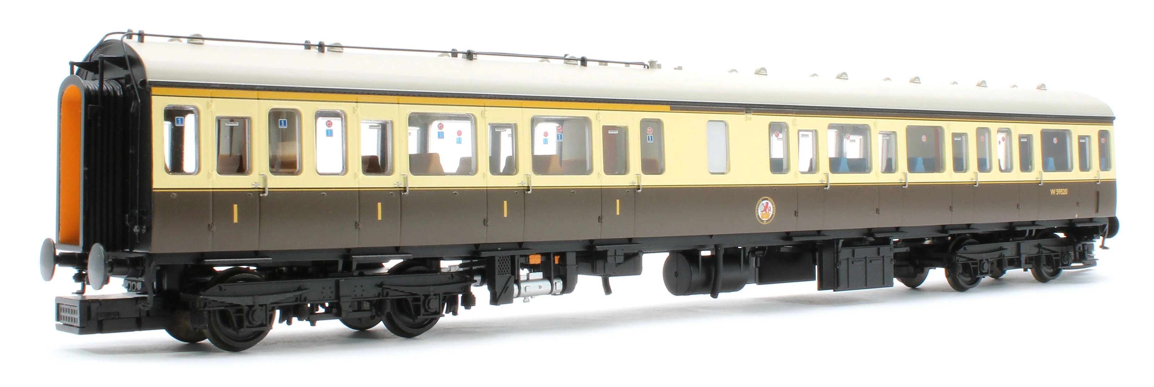 35-500Z Class 117 3 Car DMU Set Number B430 GW 150 Chocolate & Cream (Kernow Model Rail Centre Exclusive) - Image 7