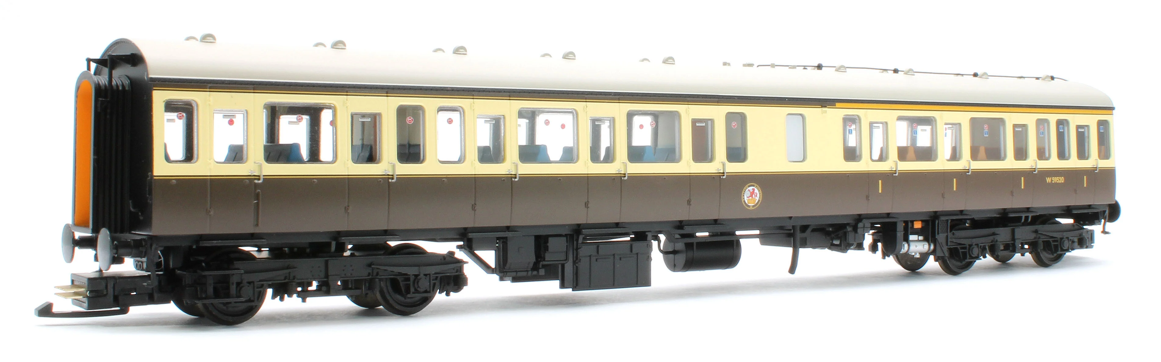 35-500Z Class 117 3 Car DMU Set Number B430 GW 150 Chocolate & Cream (Kernow Model Rail Centre Exclusive) - Image 9