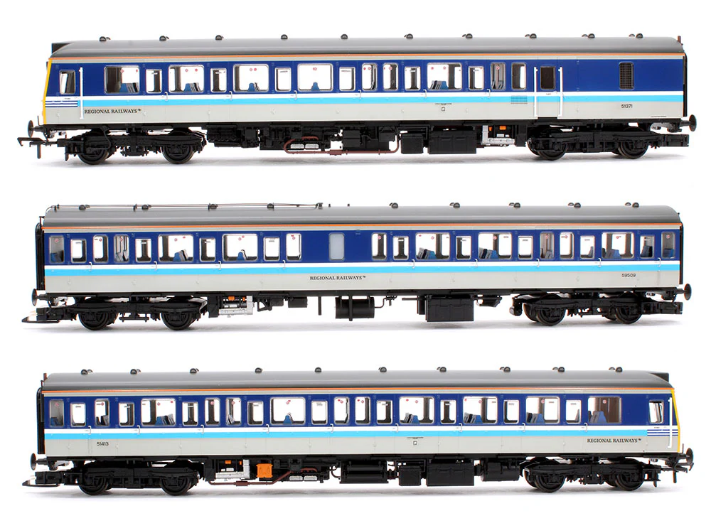 35-505SF Class 117 3-Car DMU 117308 BR Regional Railways - DCC Sound - Image 2