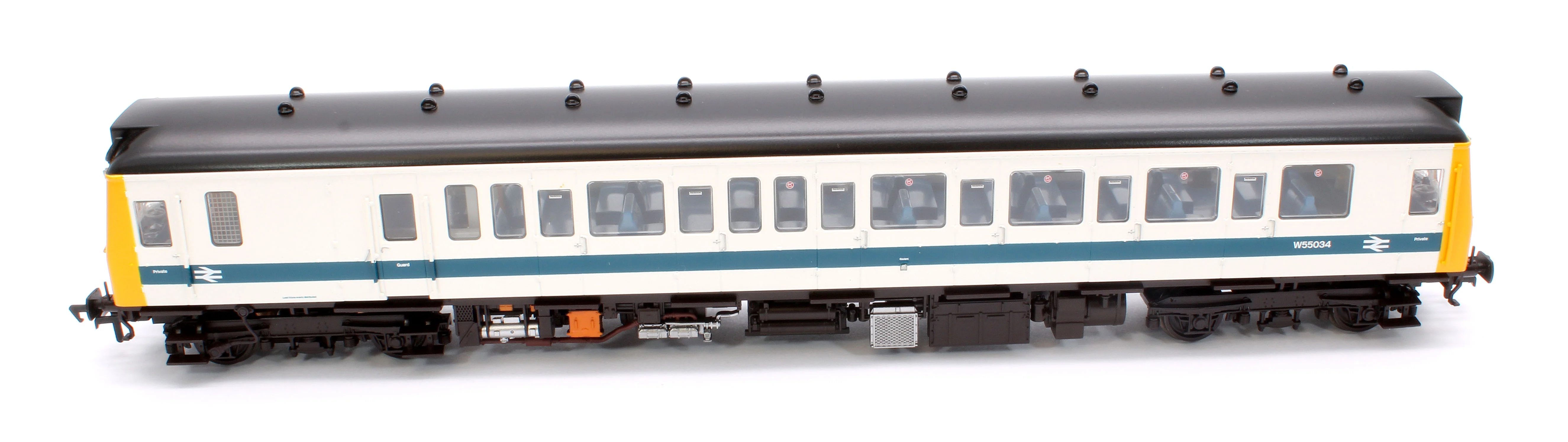 35-531SF Class 121 Single-Car DMU W55034 BR White & Blue - DCC Sound - Image 7