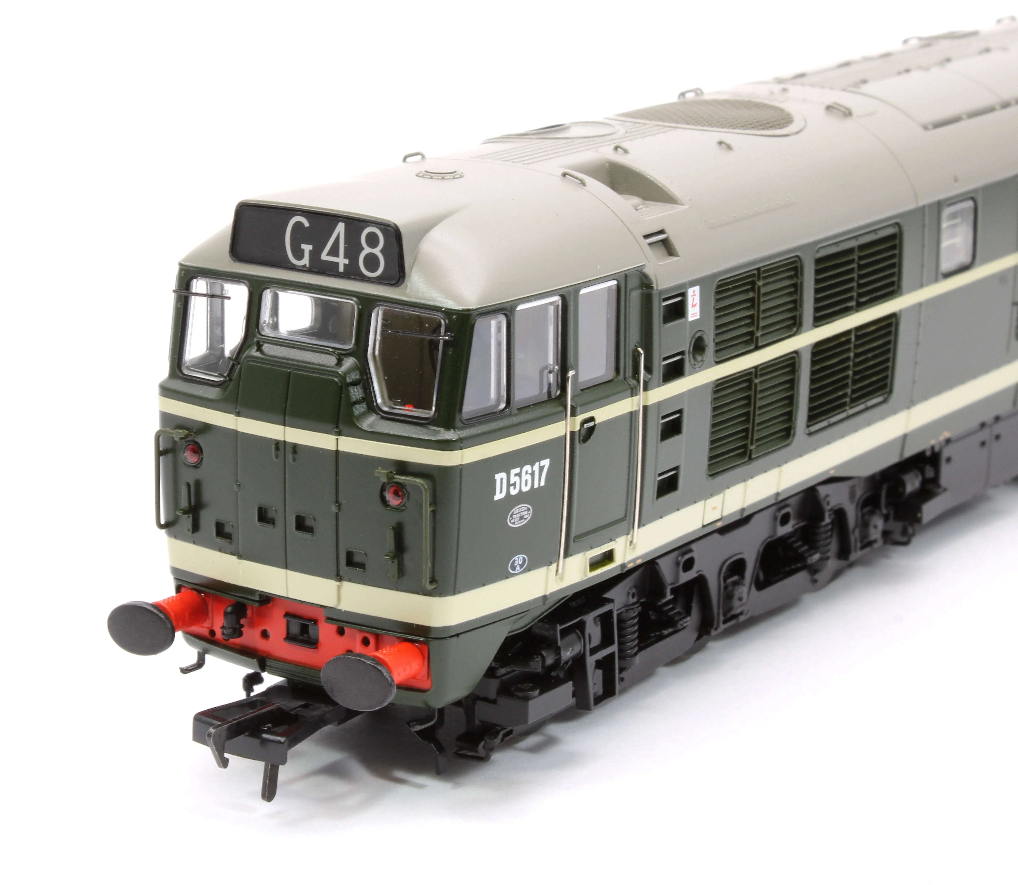 Pre-Owned 35-801ASFX Class 30 D5617 BR Green (Late Crest) Diesel Locomotive - DCC Sound Deluxe - Image 9