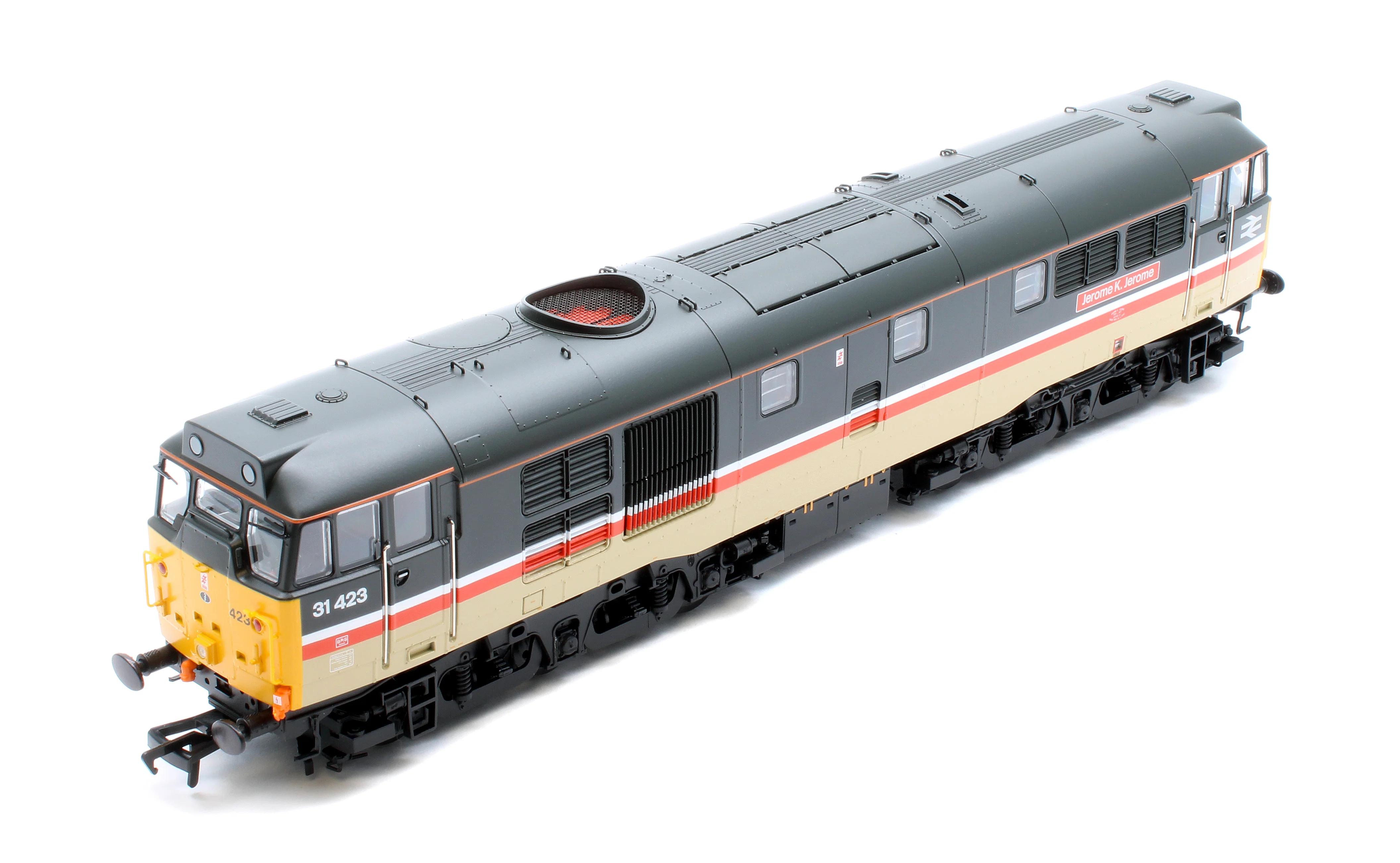 35-827SFX Class 31/4 Refurbished 31423 'Jerome K. Jerome' BR InterCity (Mainline) Diesel Locomotive - DCC Sound Deluxe - Image 8