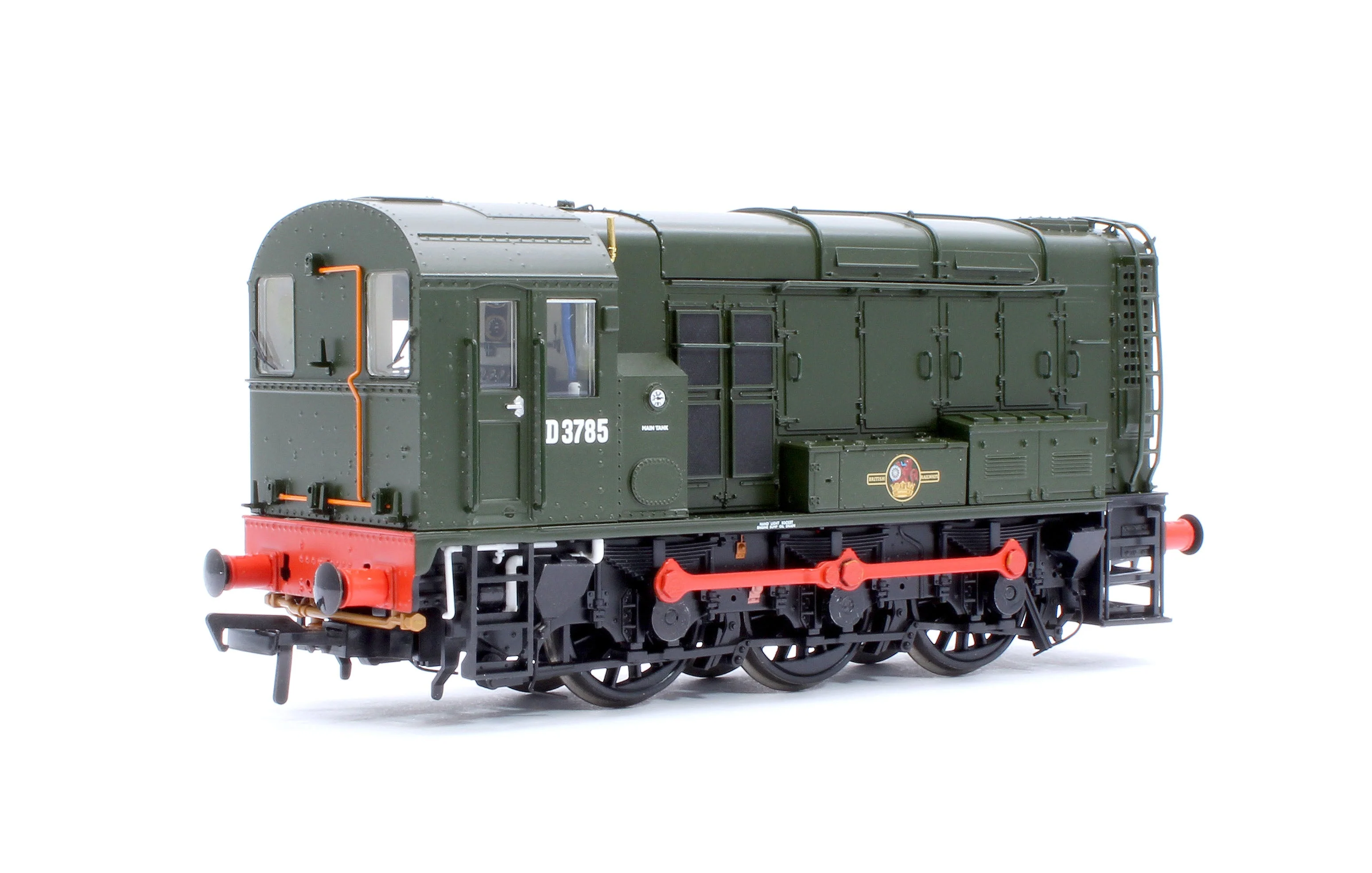 Pre-Owned 35-901 Class 08 D3785 BR Green (Late Crest) Diesel Locomotive - Image 5
