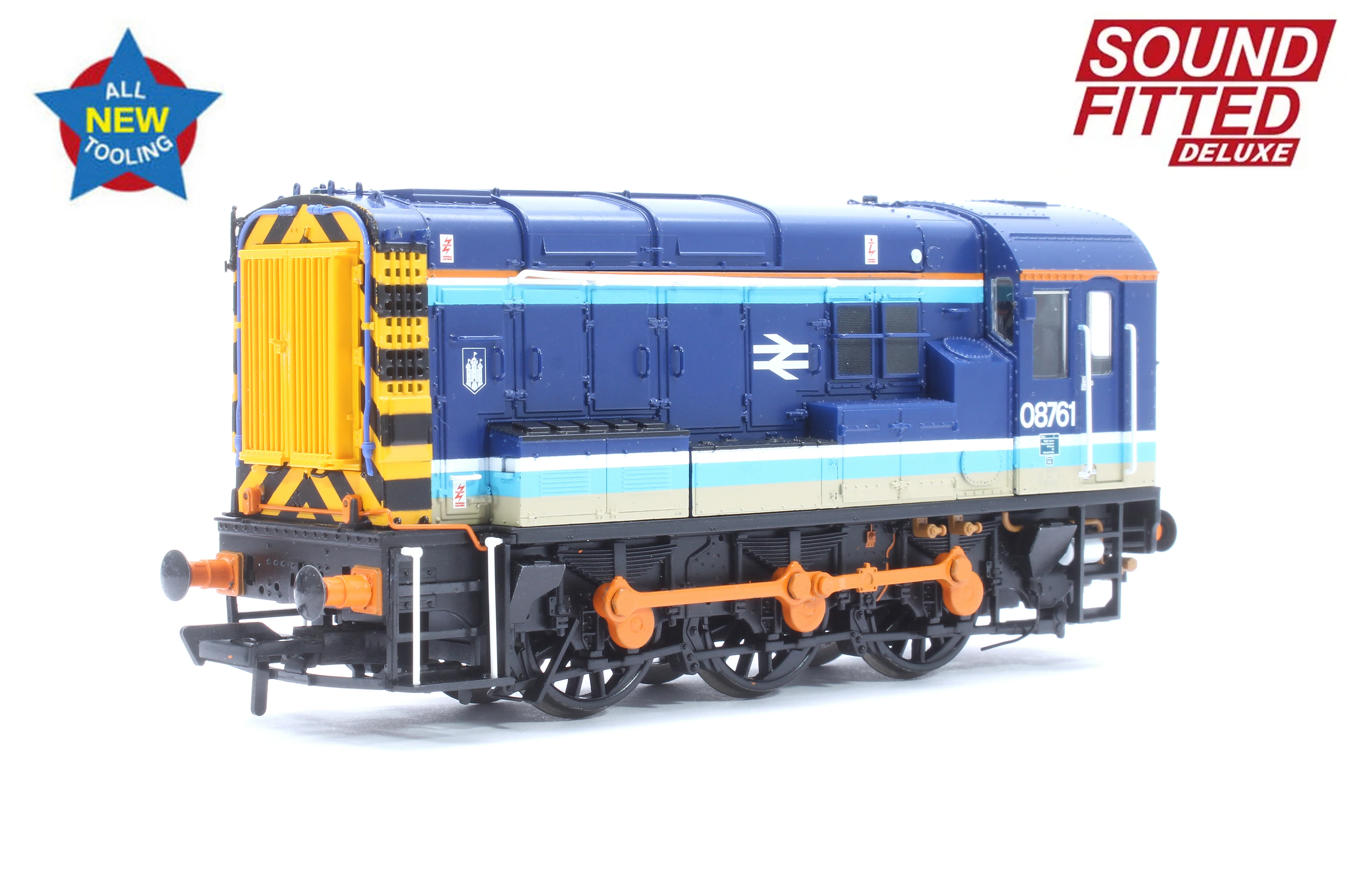 35-910SFX Class 08 08761 BR Provincial Diesel Locomotive - Deluxe DCC Sound