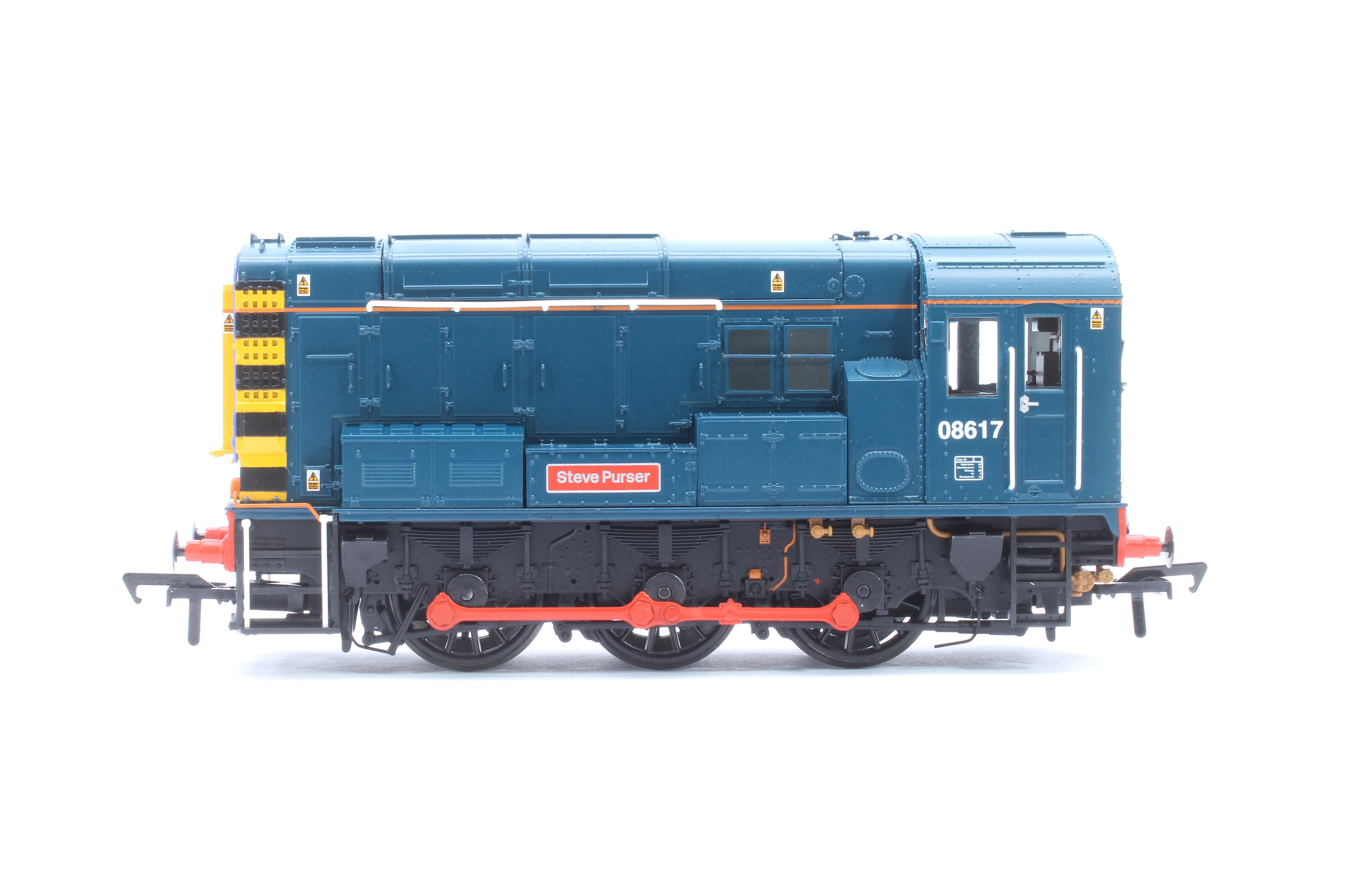35-915 Class 08 08617 'Steve Purser' BR Blue Diesel Locomotive - Image 6