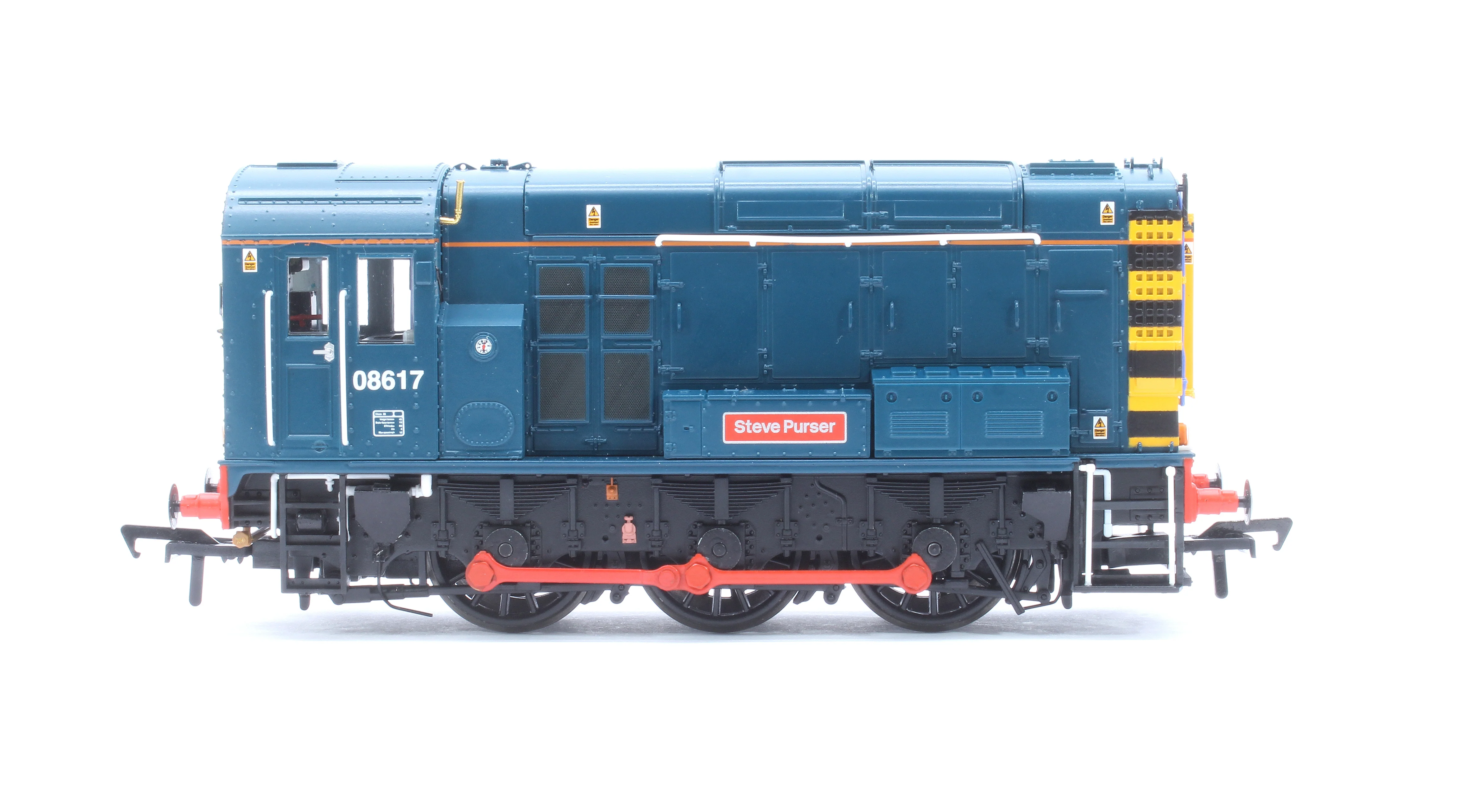 35-915 Class 08 08617 'Steve Purser' BR Blue Diesel Locomotive - Image 7