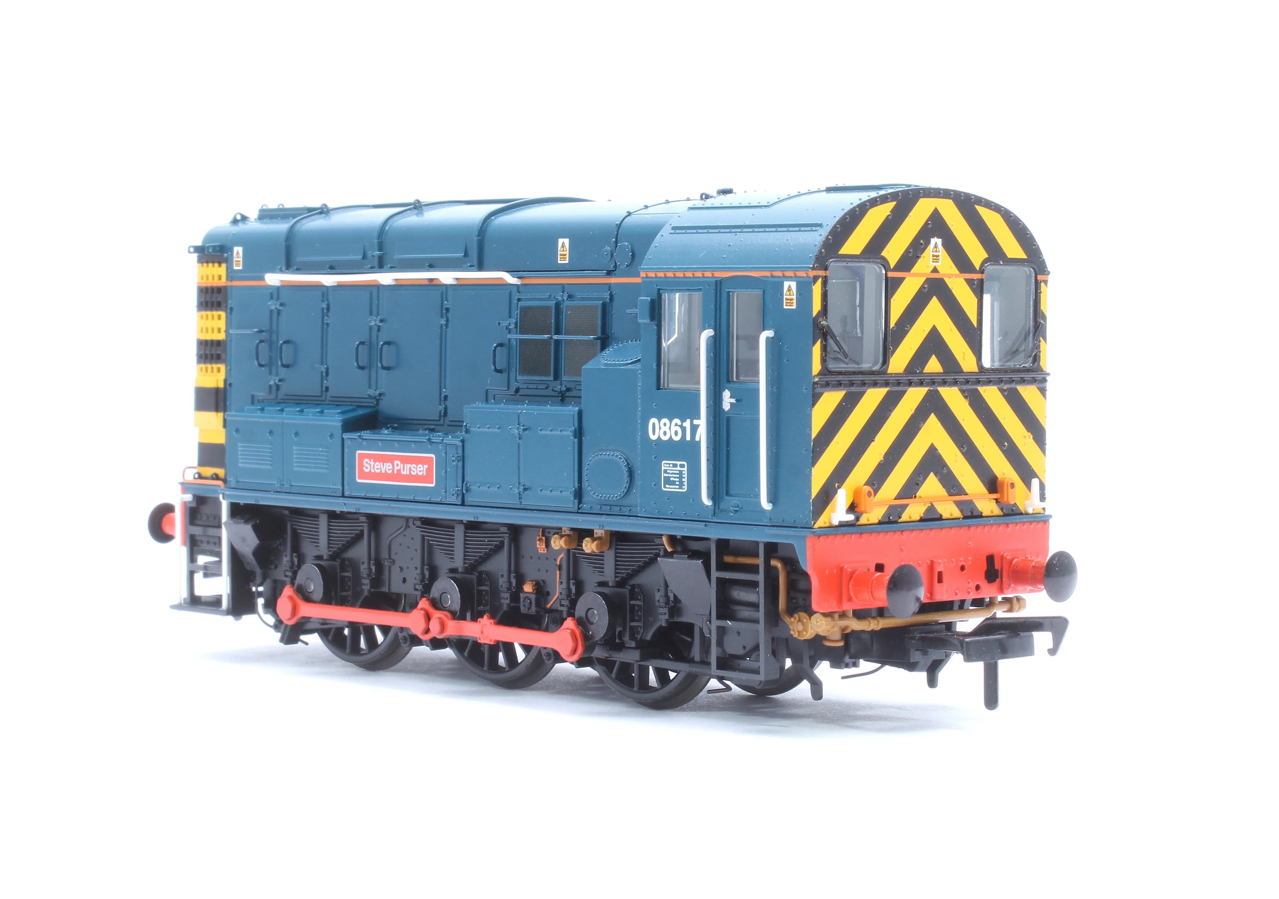 35-915SFX Class 08 08617 'Steve Purser' BR Blue Diesel Locomotive - Deluxe DCC Sound - Image 2