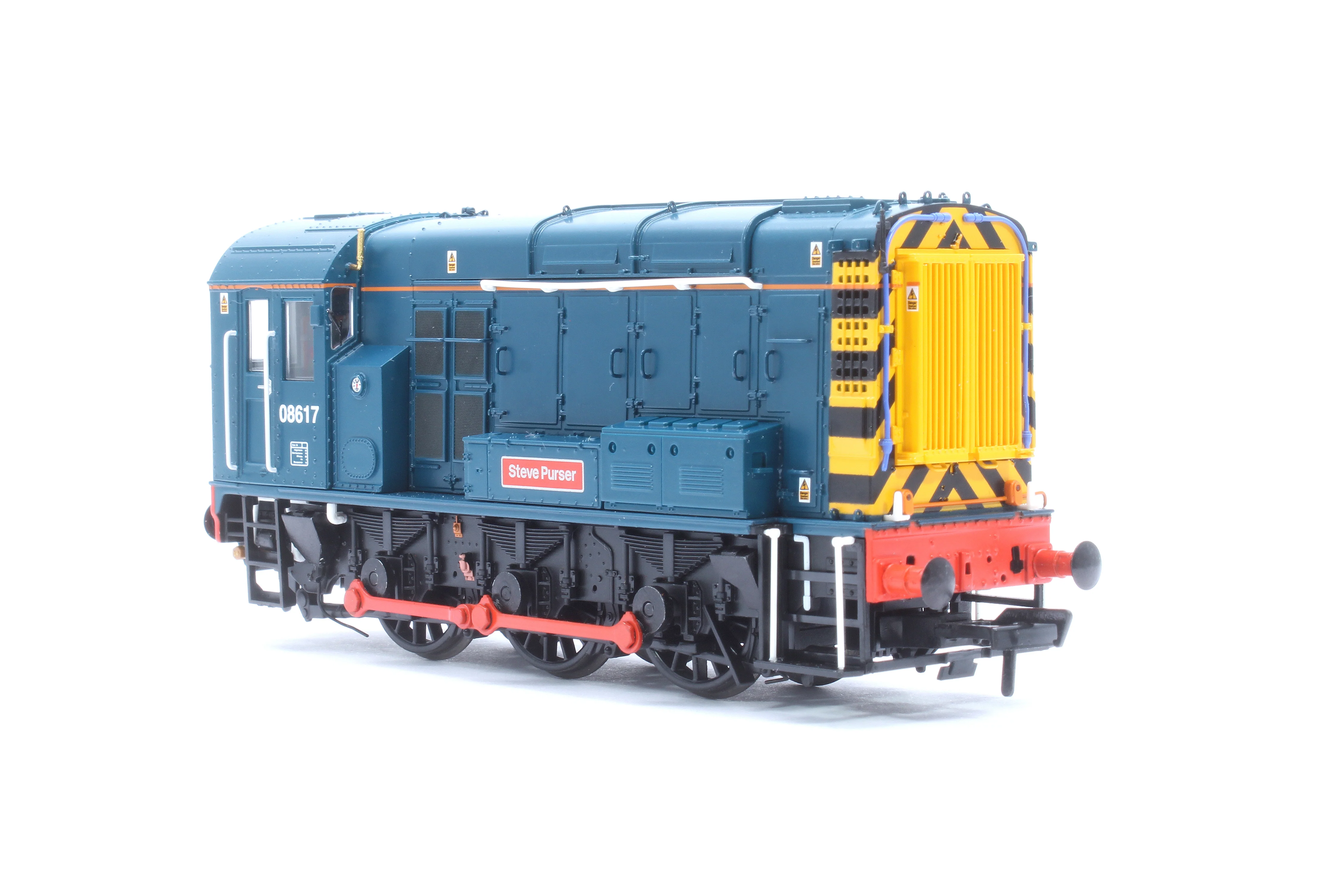 35-915SFX Class 08 08617 'Steve Purser' BR Blue Diesel Locomotive - Deluxe DCC Sound - Image 4