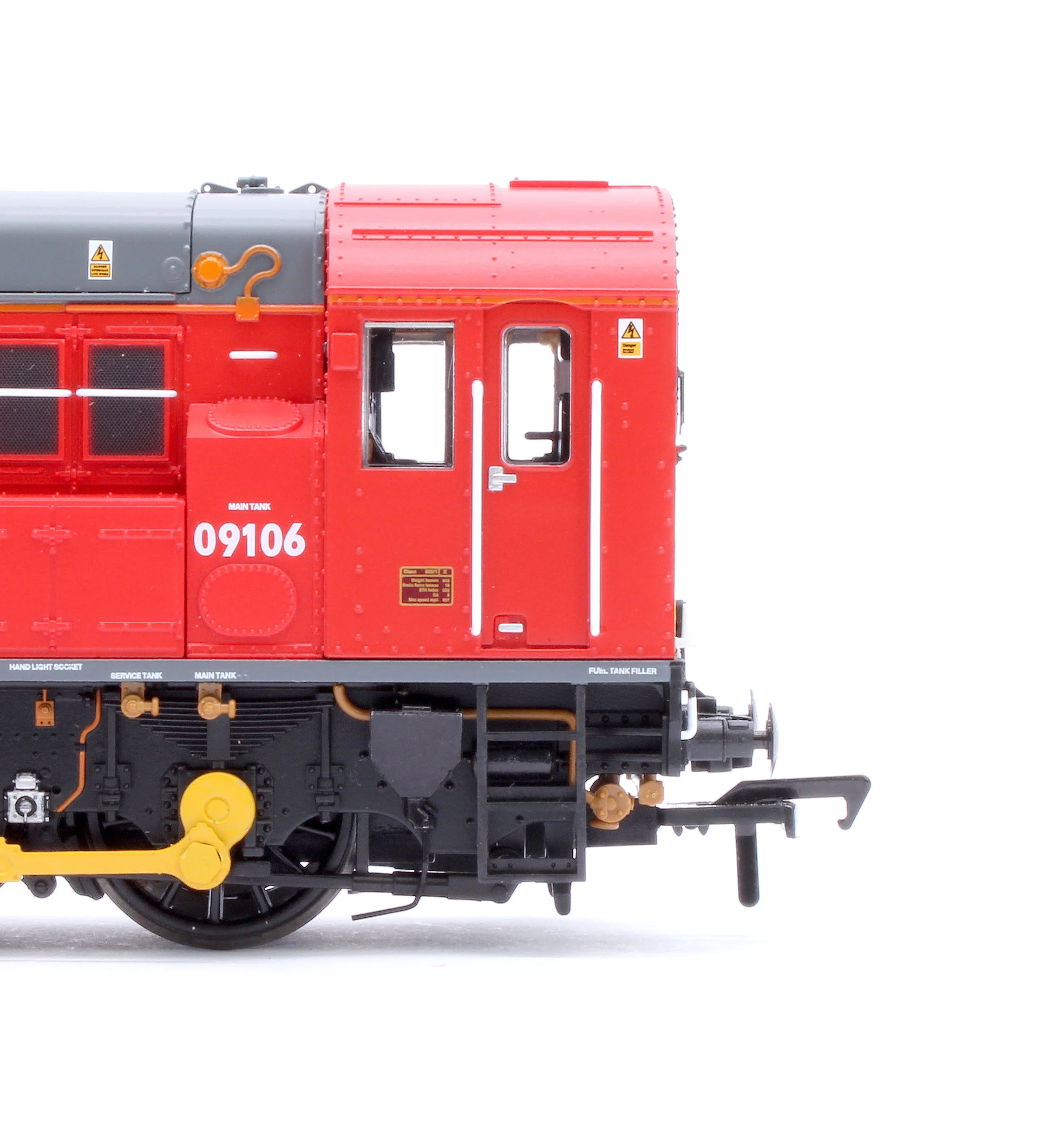 35-930 Class 09 09106 DB Red (Unbranded) Diesel Locomotive - Image 6