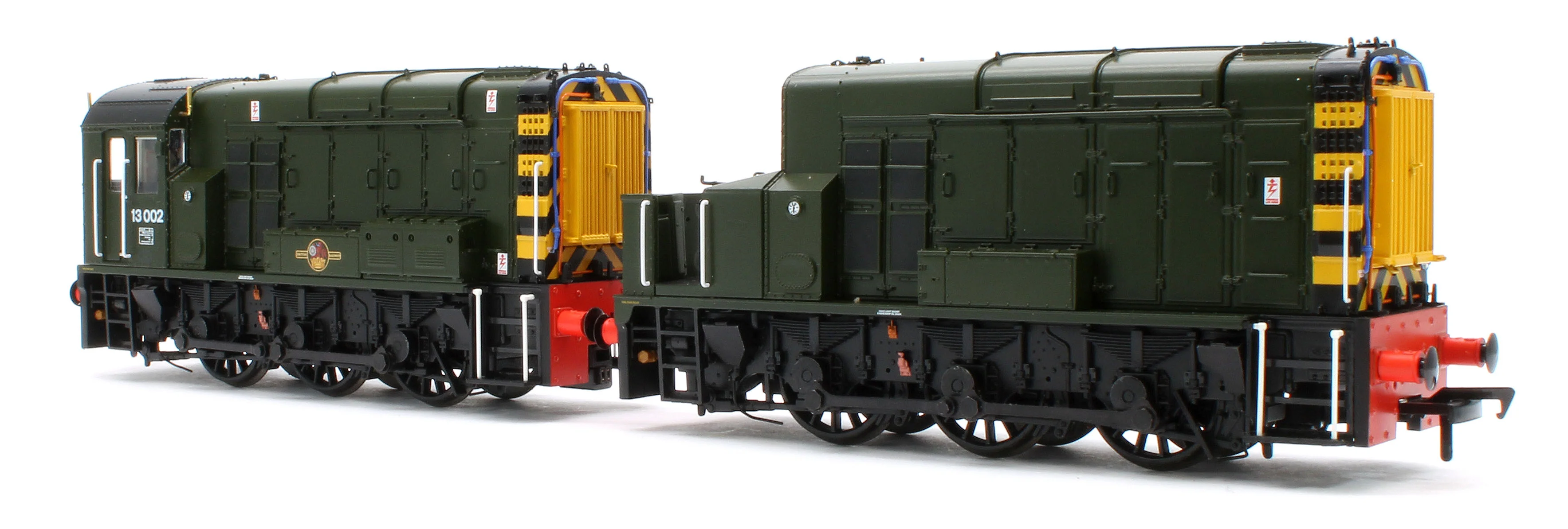 35-945-13002 Bespoke Class 13 13002 BR Green (Wasp Stripes) Diesel Locomotive - Renumbered - Image 6