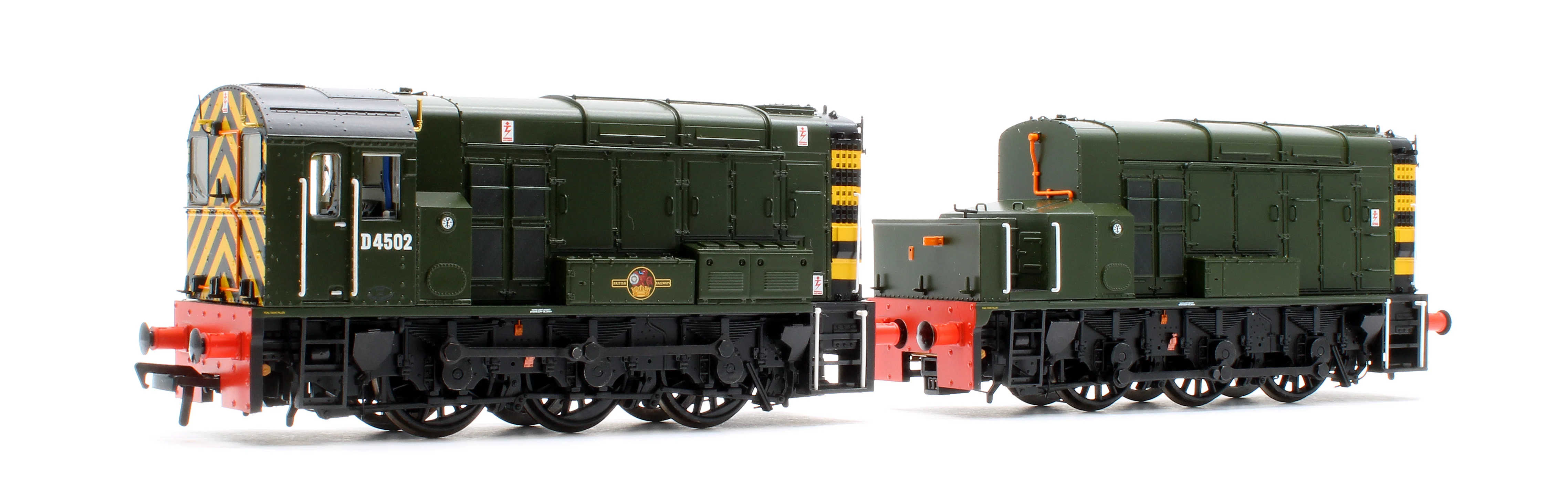 35-945 Class 13 D4502 BR Green (Wasp Stripes) Diesel Locomotive - Image 3