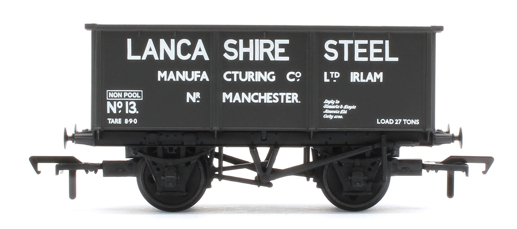 37-280A BR 27T Steel Tippler 'Lancashire Steel Manufacturing' Dark Grey No.13 - Image 2