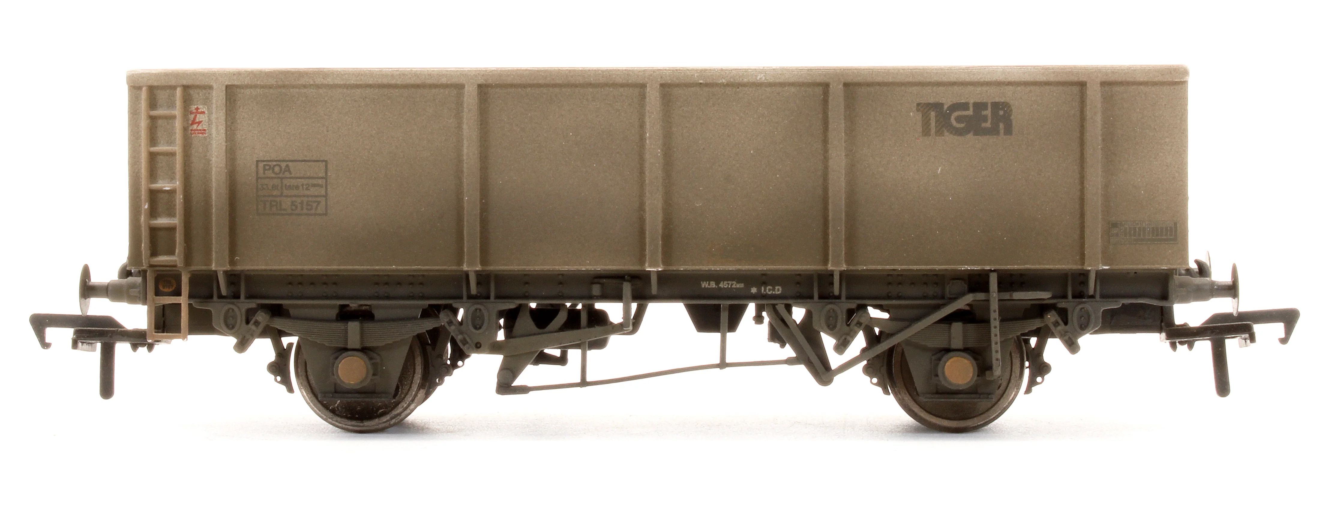Pre-Owned 37-550 46 Tonne POA Box Mineral Wagon 'Tiger' - Custom Weathered - Image 3