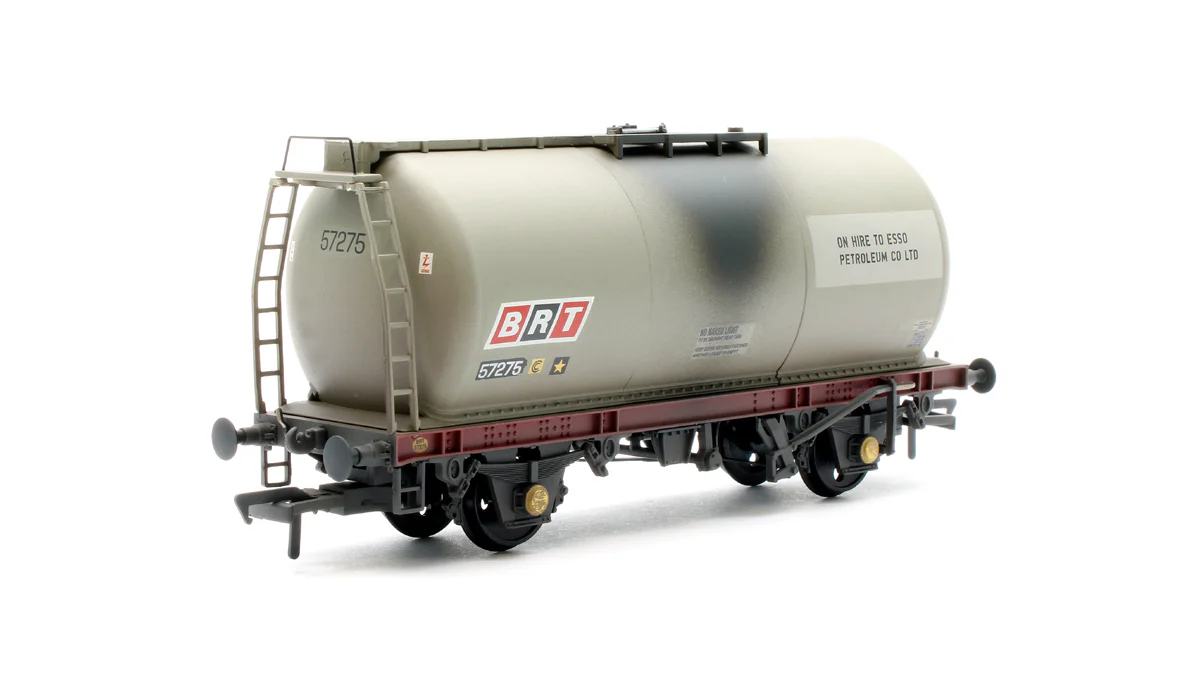 37-594 BR 45T TTA Tank Wagon Esso Grey (Unbranded) No.57275 - Weathered - Image 3