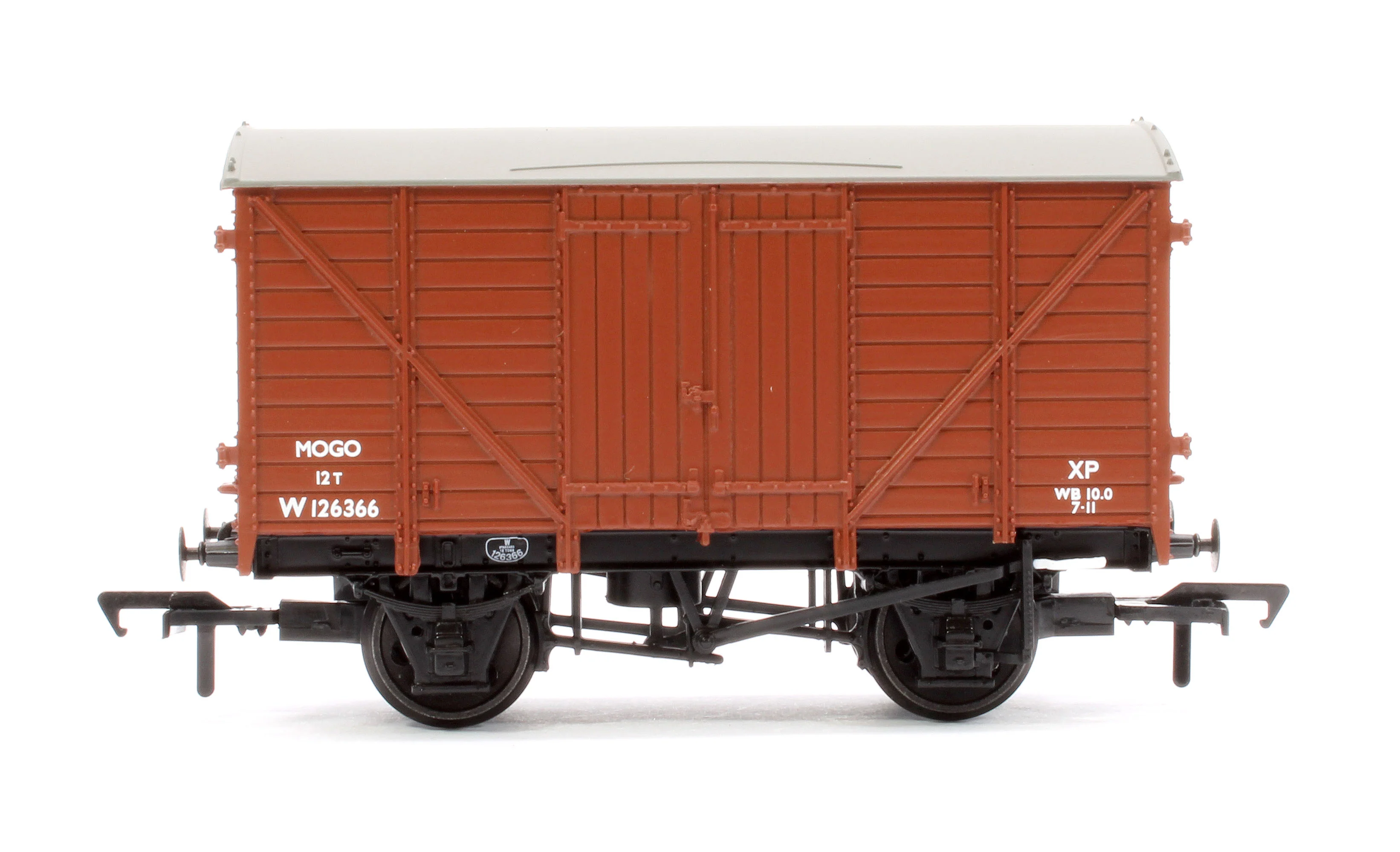 37-780B GWR 12T 'Mogo' Motor Car Van BR Bauxite (Early) W126366 - Image 2