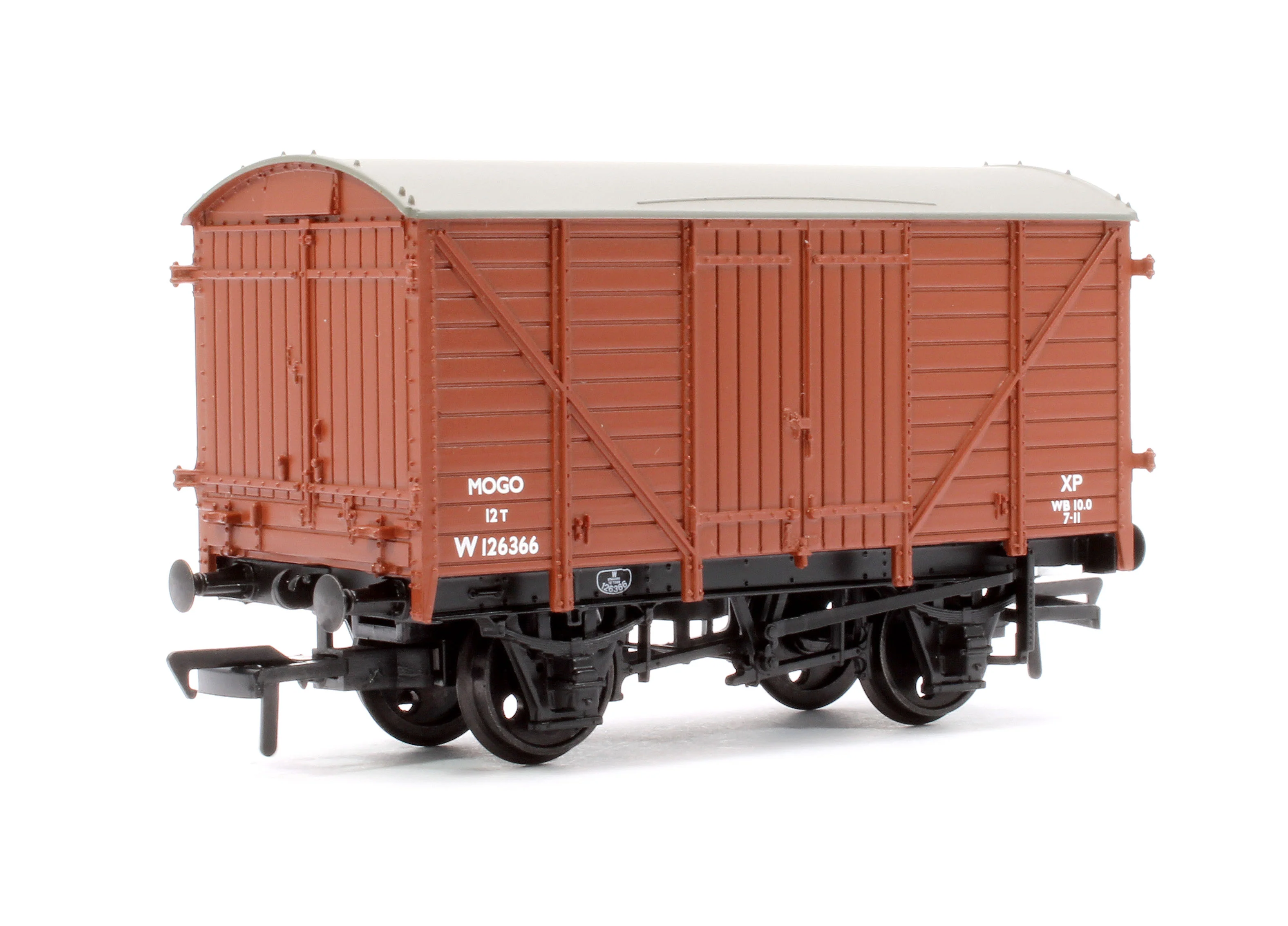 37-780B GWR 12T 'Mogo' Motor Car Van BR Bauxite (Early) W126366 - Image 3