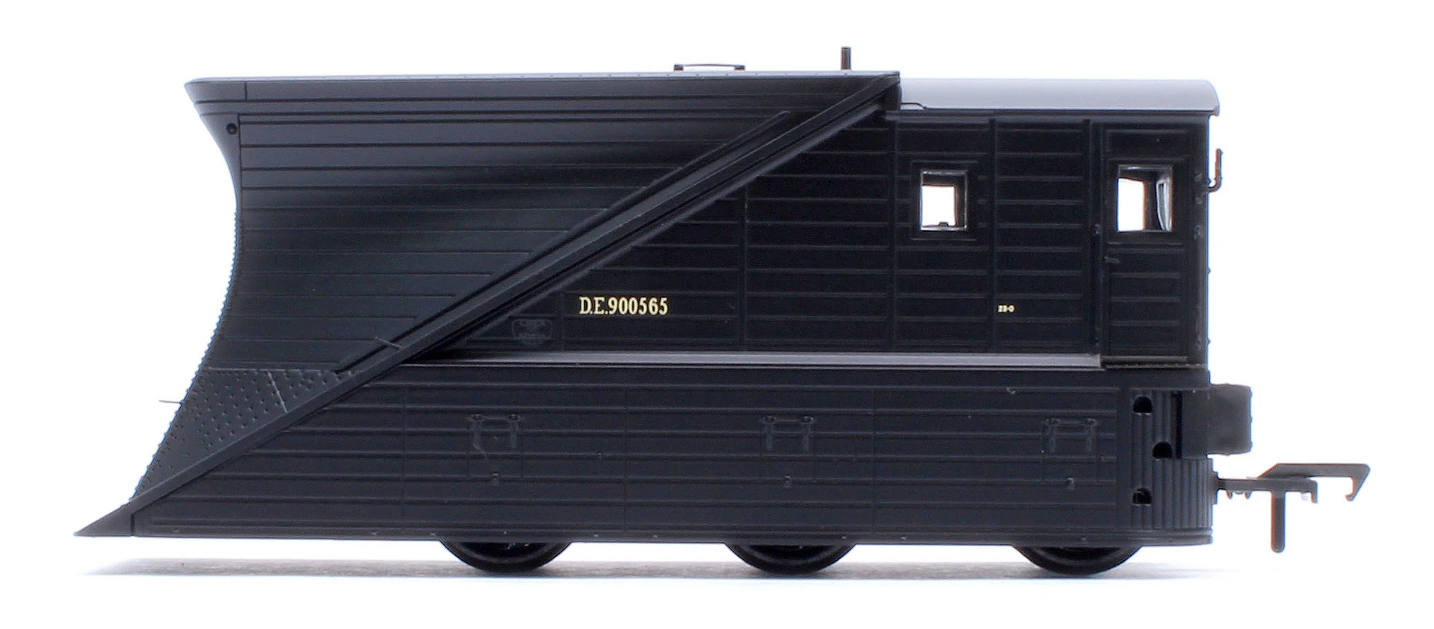 38-642Z Pair of 2 NER Snowploughs DE900565 & DE900566 BR Departmental Black - Image 3