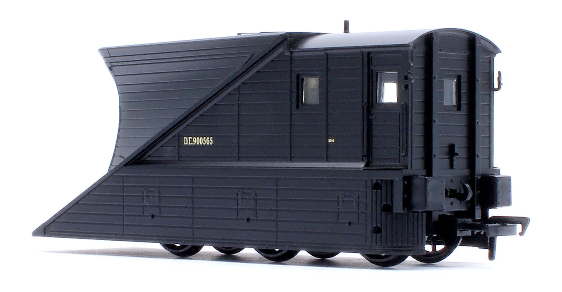 38-642Z Pair of 2 NER Snowploughs DE900565 & DE900566 BR Departmental Black - Image 4