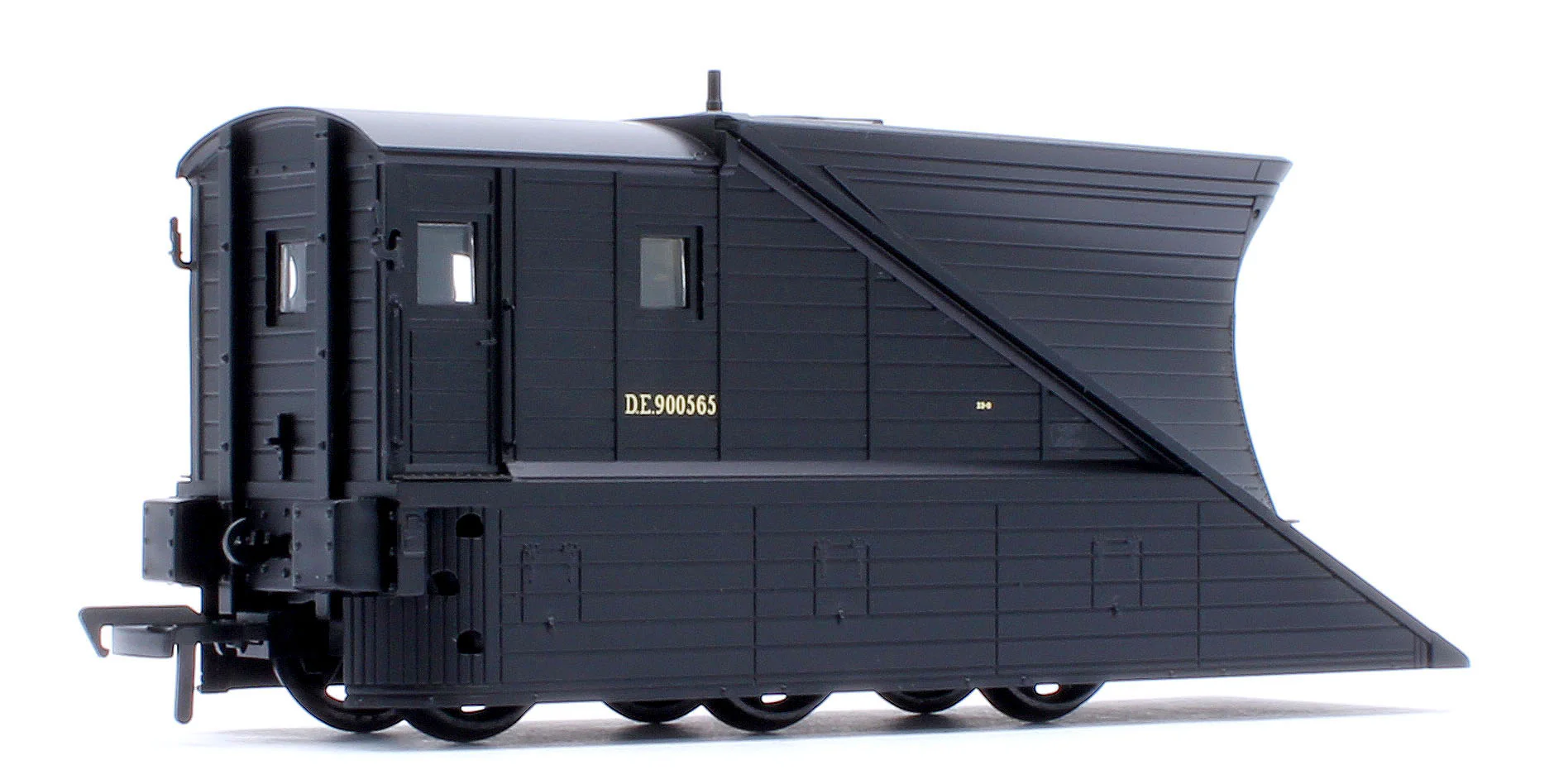 38-642Z Pair of 2 NER Snowploughs DE900565 & DE900566 BR Departmental Black - Image 6