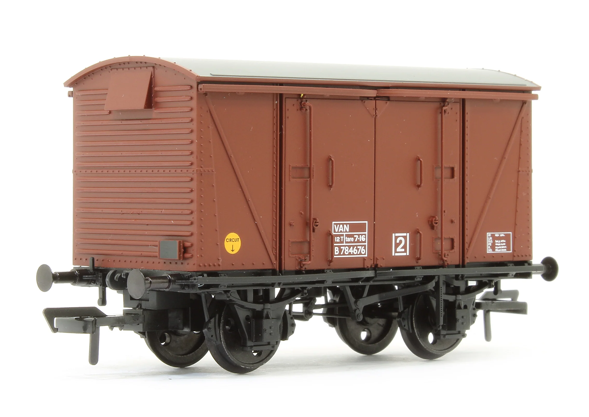 38-872 BR 12T 'Vanwide' Ventilated Van BR Bauxite (Late) (VAN) B784676 - Image 2