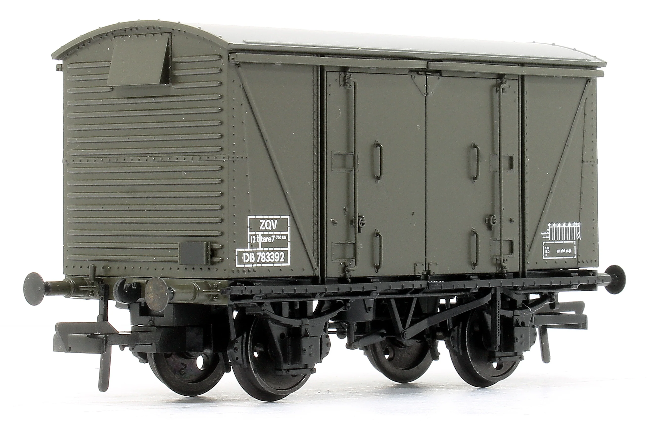 38-875 BR 12T 'Vanwide' Ventilated Van BR Departmental Olive Green No. DB783392 - Image 2