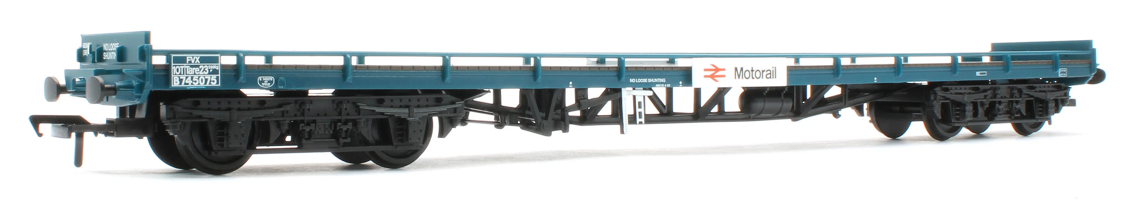 38-902A BR FVX Carflat Wagon BR Blue 'Motorail' No.B745075 - Image 3