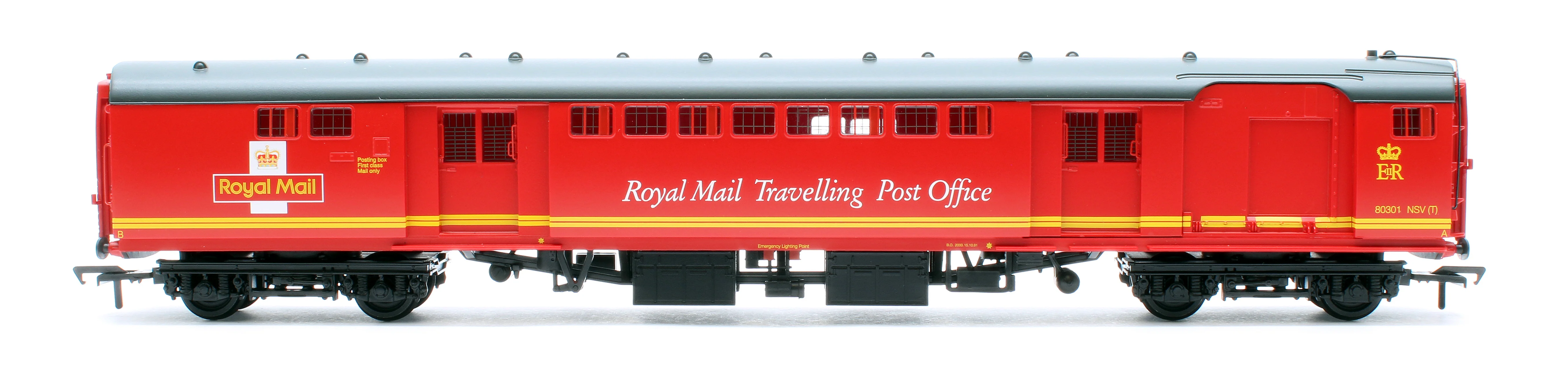 39-422A BR Mk1 POS Post Office Sorting Van Royal Mail Travelling Post Office No. 80301 - Image 3