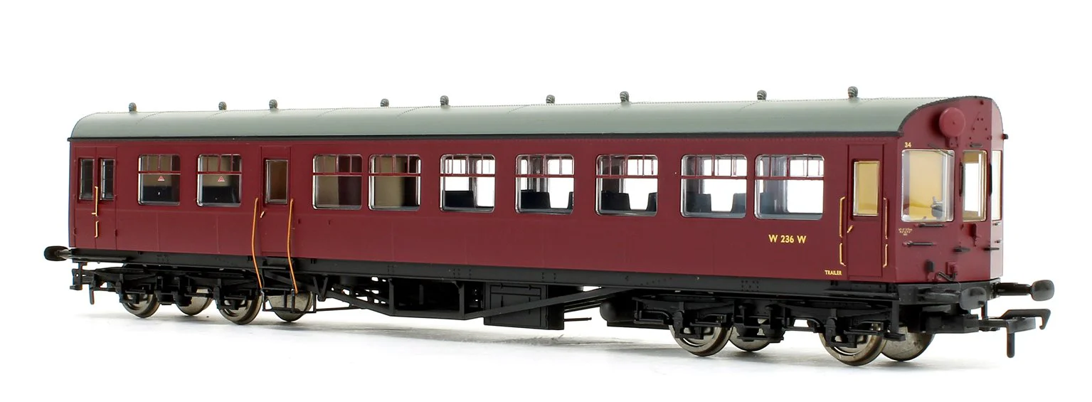 39-579 BR Auto Trailer Unlined Maroon Coach No.W236W - Image 2