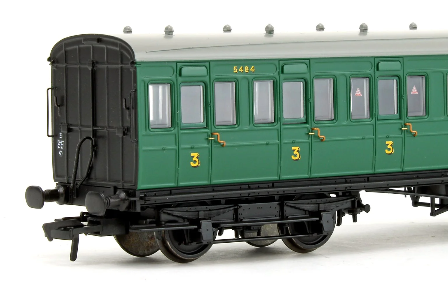 39-613 SE&CR 60ft Birdcage Composite Lavatory SR Malachite Green 5484 - Image 4