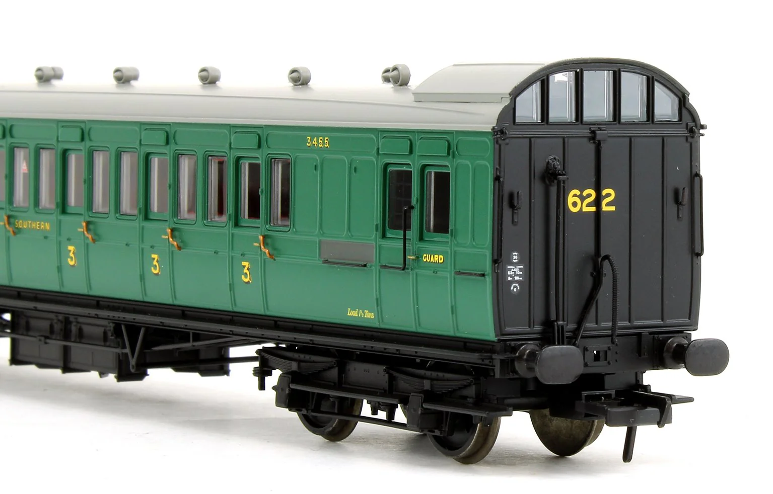 39-623 SE&CR 60ft Birdcage Brake Third SR Malachite Green 3455 - Image 4