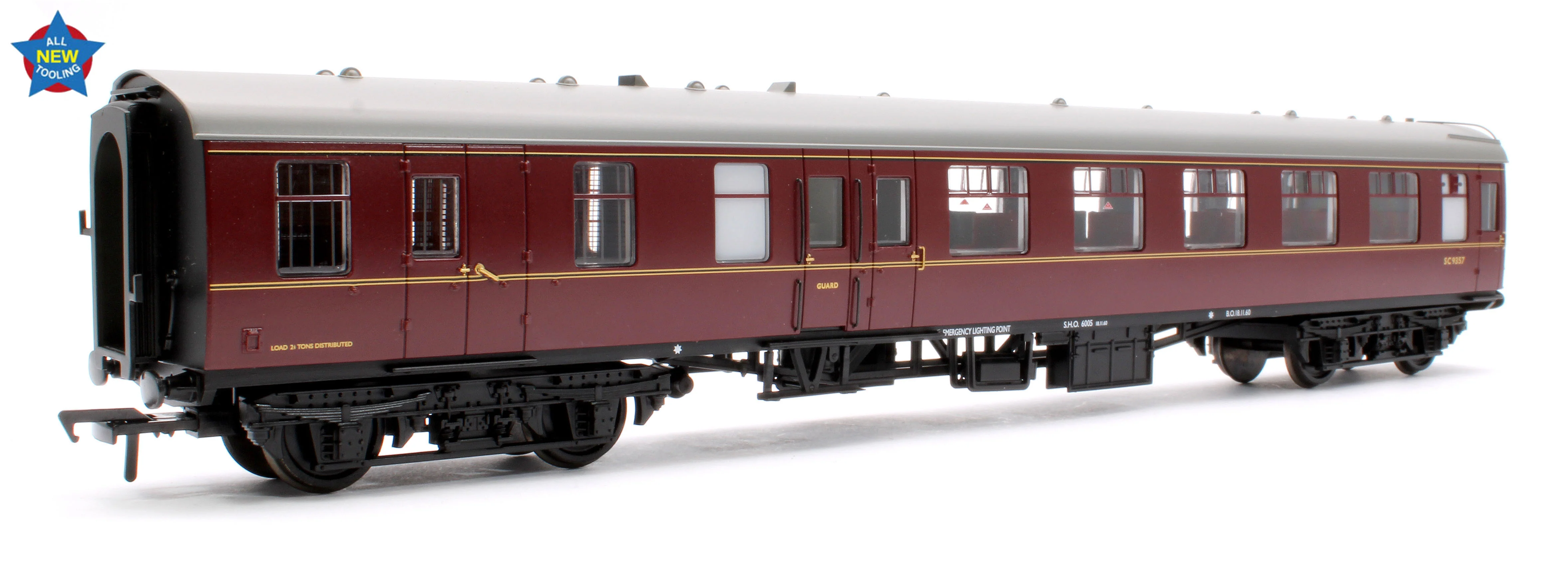 39-801 BR MK1 BSO Brake Second Open BR Maroon No. SC9357