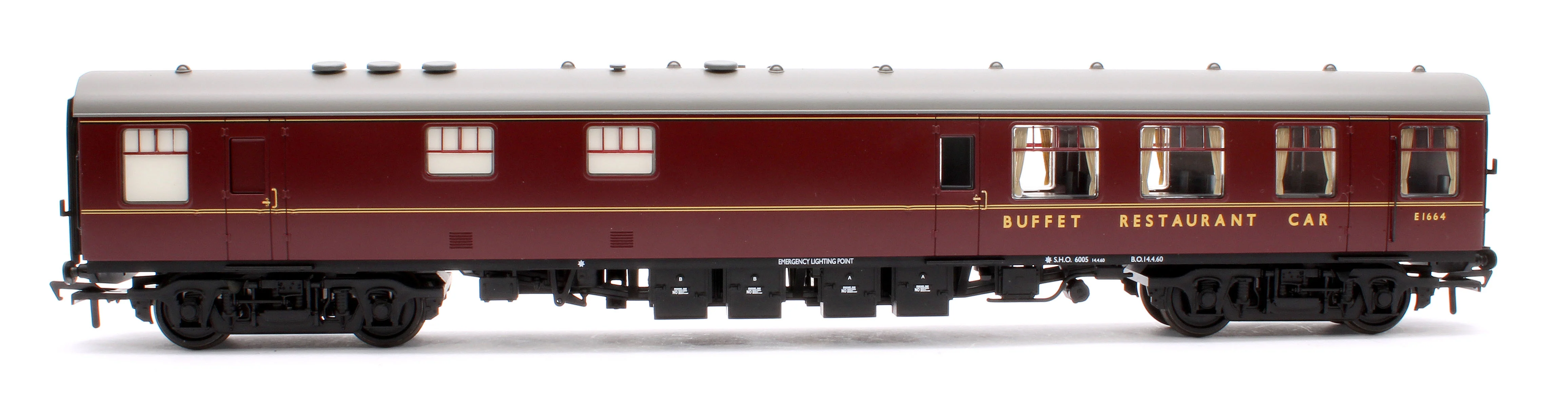 39-850A BR MK1 RB Restaurant Buffet BR Maroon No. E1664 - Image 2