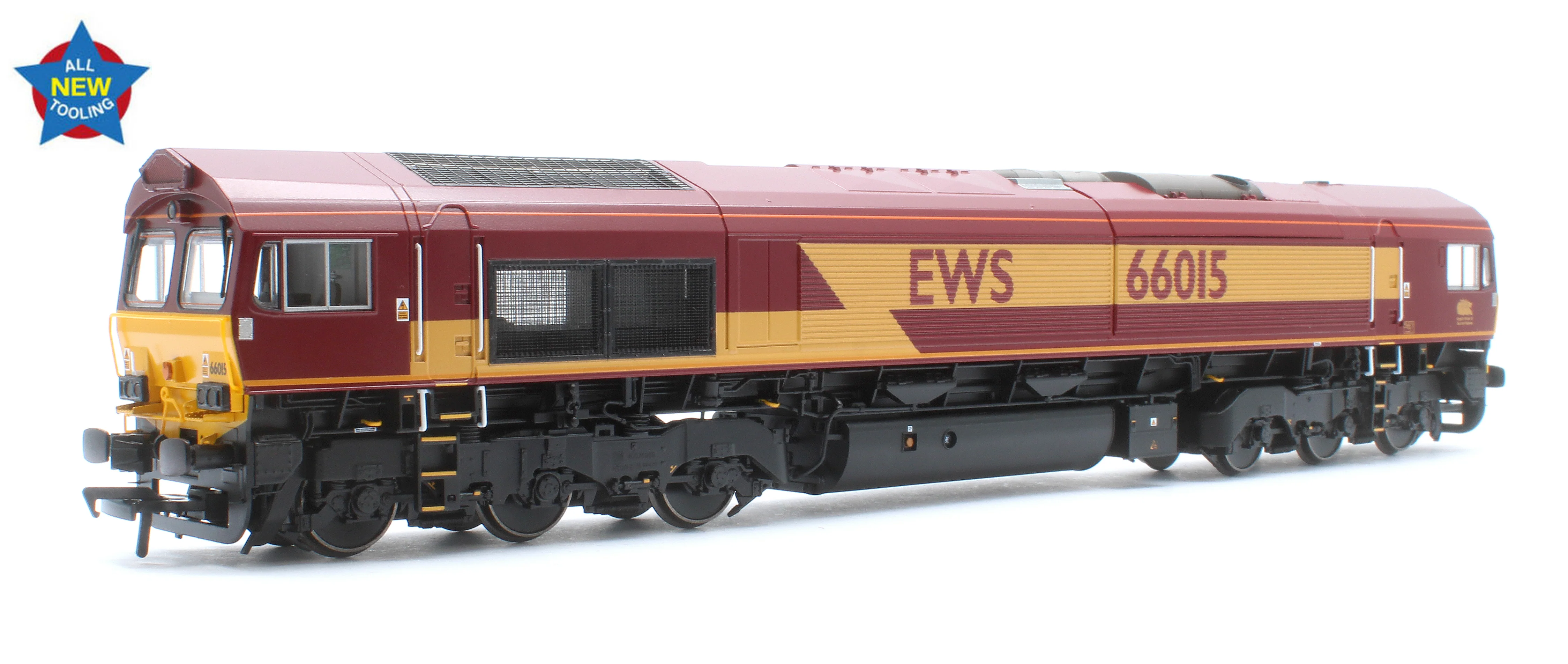 50-000 Class 66/0 66015 EWS Diesel Locomotive