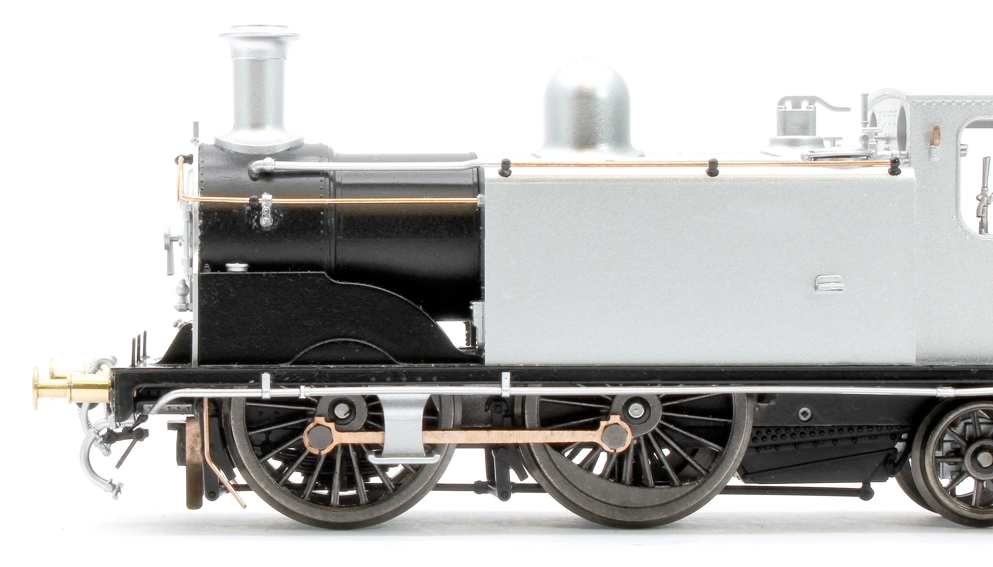 50-174ZSF Class 439 Caledonian 0-4-4T 15216 LMS Lined Black Steam Locomotive - DCC Sound - Image 11