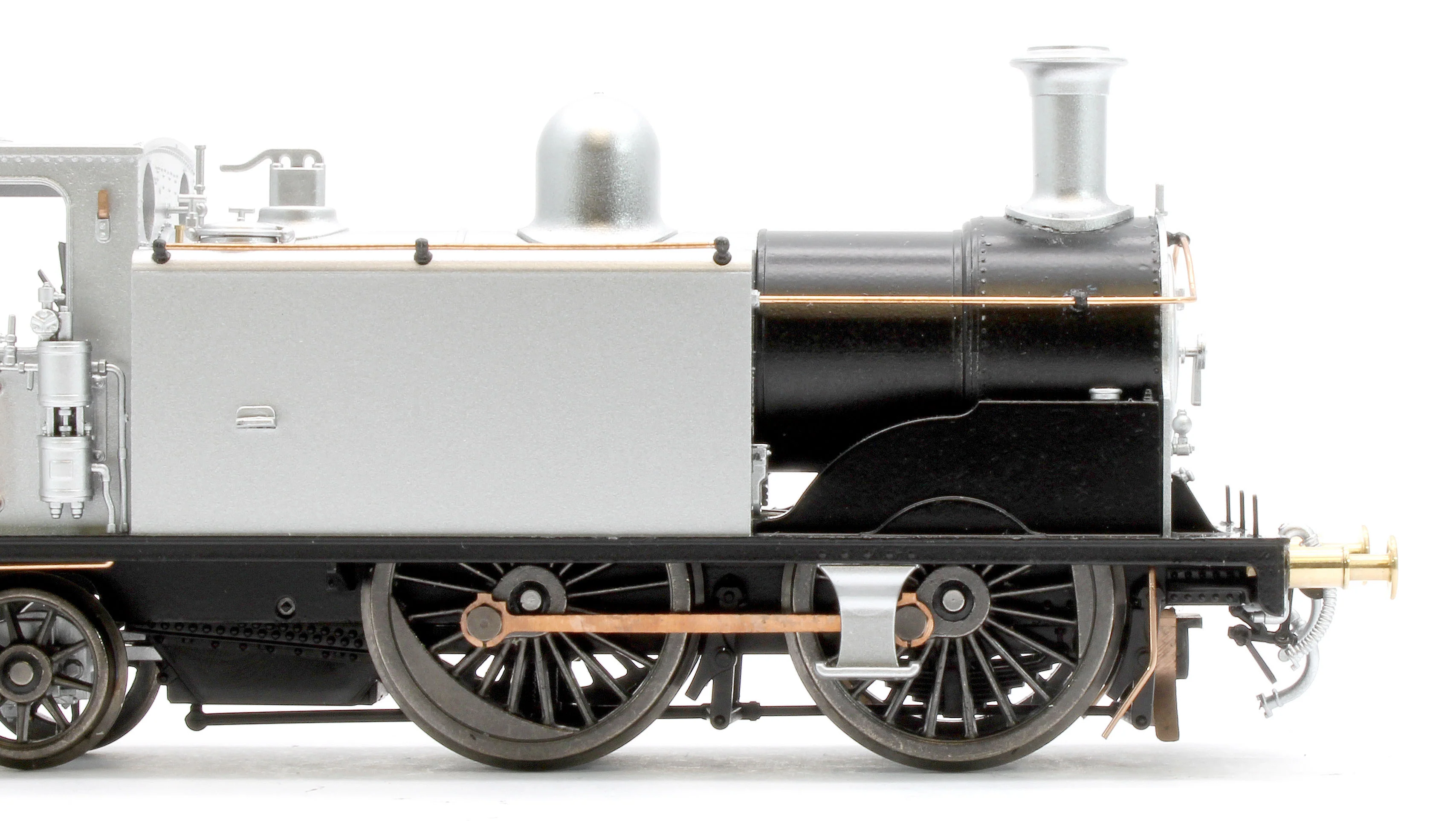 50-174ZSF Class 439 Caledonian 0-4-4T 15216 LMS Lined Black Steam Locomotive - DCC Sound - Image 14