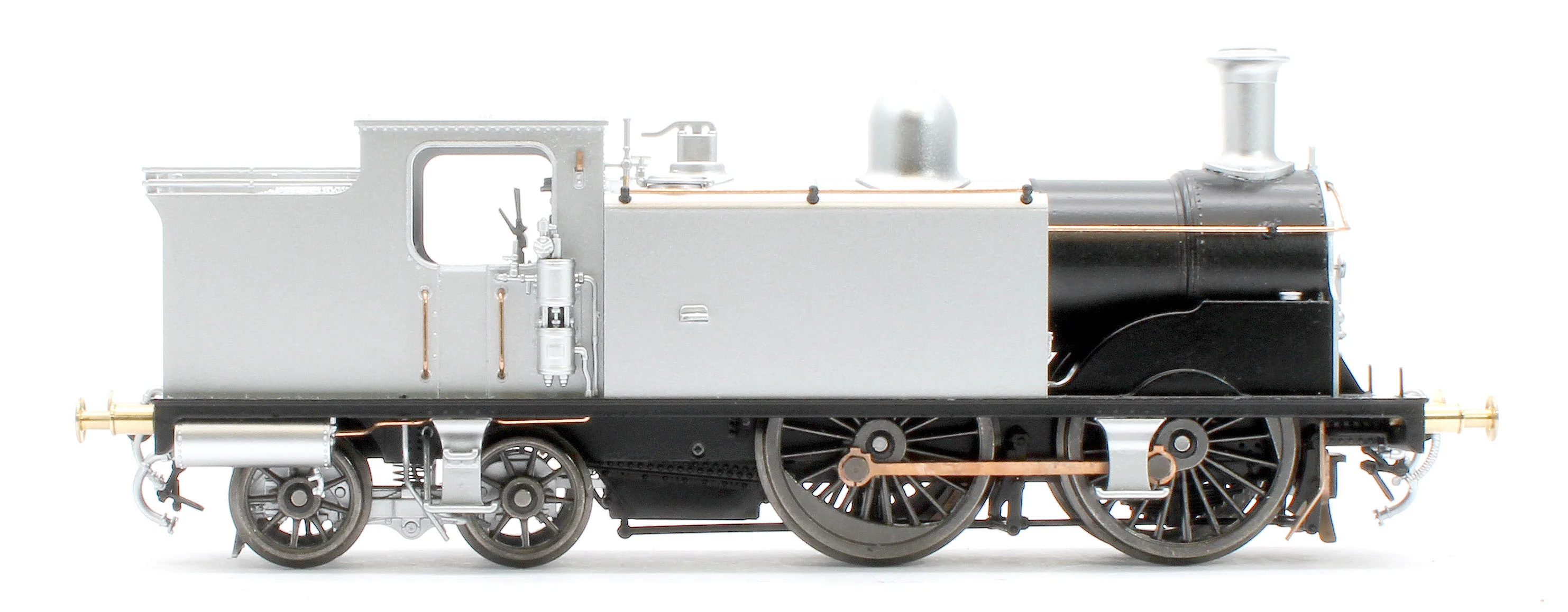 50-174ZSF Class 439 Caledonian 0-4-4T 15216 LMS Lined Black Steam Locomotive - DCC Sound - Image 7