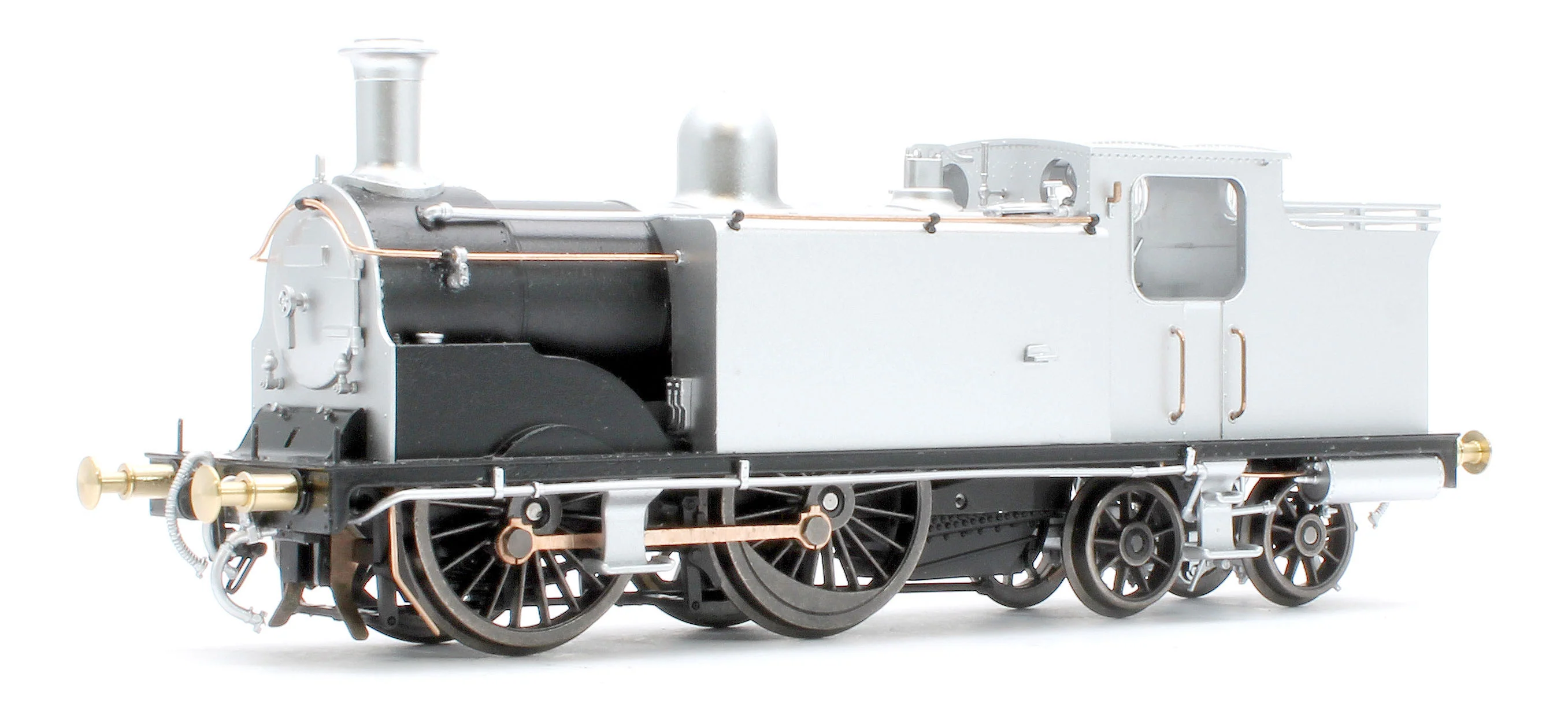 50-174ZSFX Class 439 Caledonian 0-4-4T 15216 LMS Lined Black Steam Locomotive - DCC Sound Deluxe - Image 3