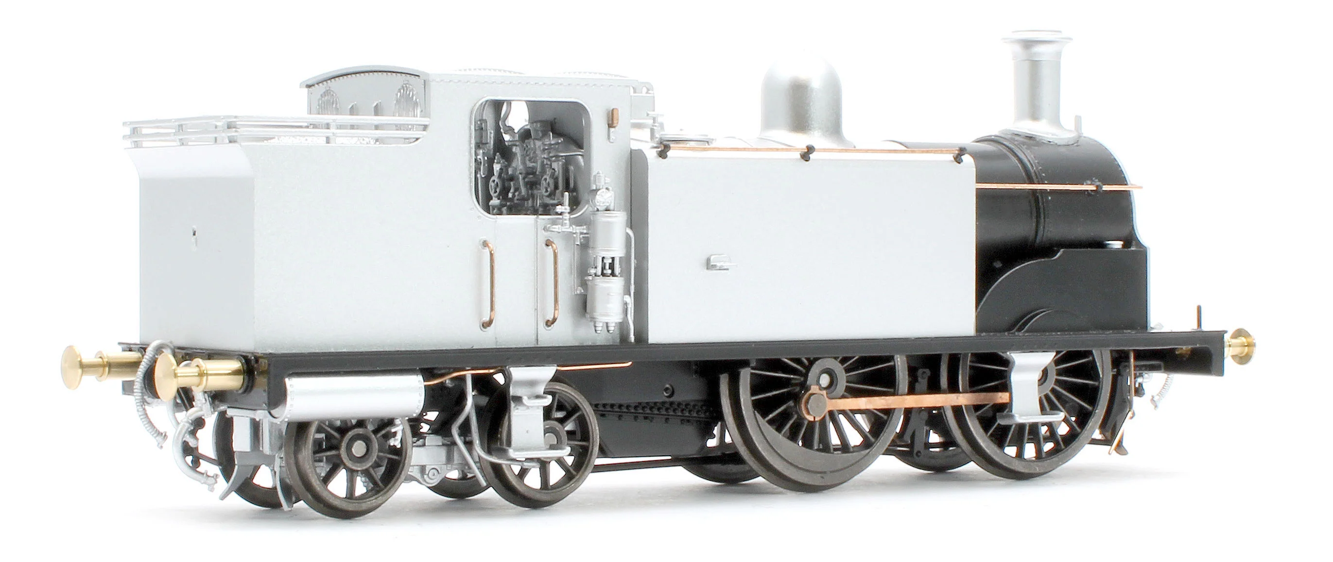 50-174ZSFX Class 439 Caledonian 0-4-4T 15216 LMS Lined Black Steam Locomotive - DCC Sound Deluxe - Image 6