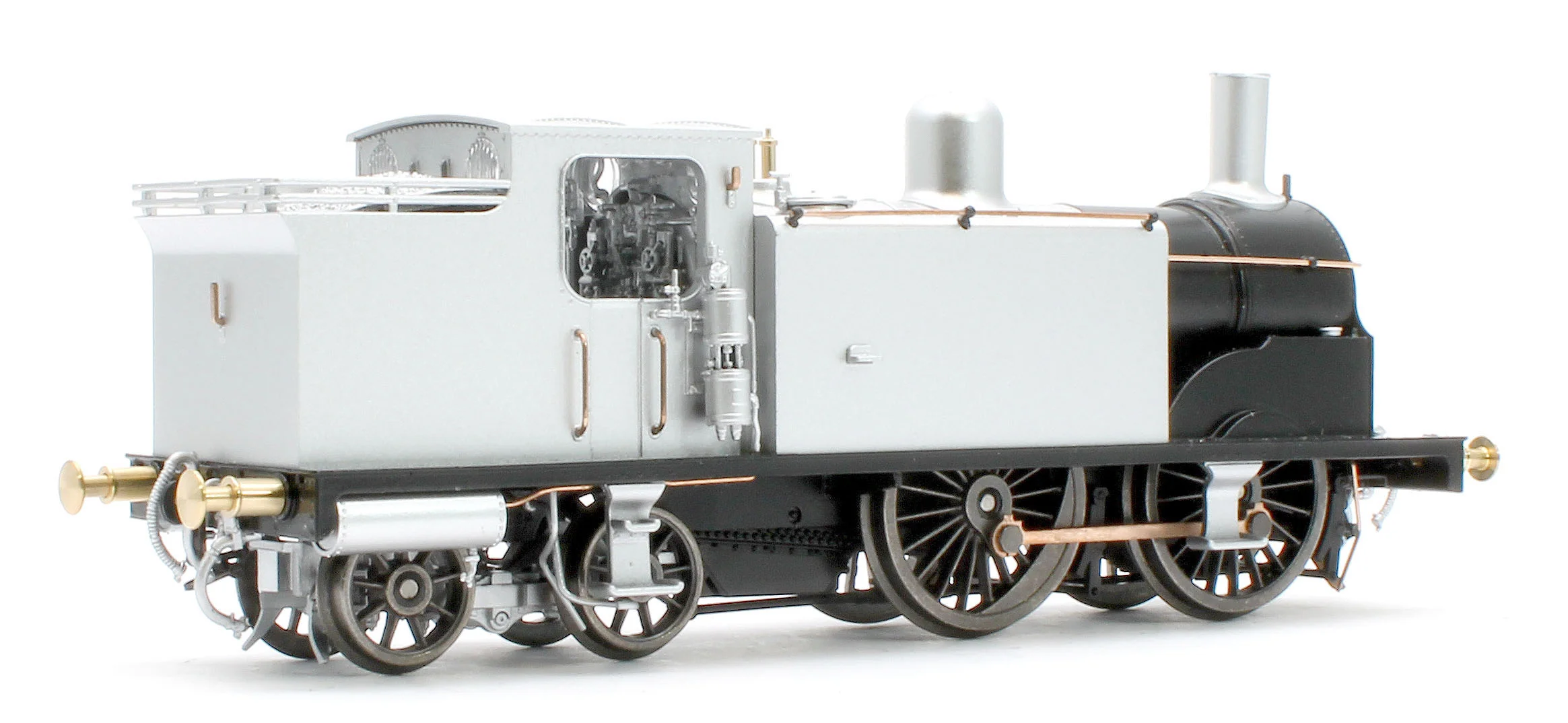 50-176Z Class 439 Caledonian 0-4-4T 55224 BR Lined Black Late Crest Steam Locomotive - Image 6