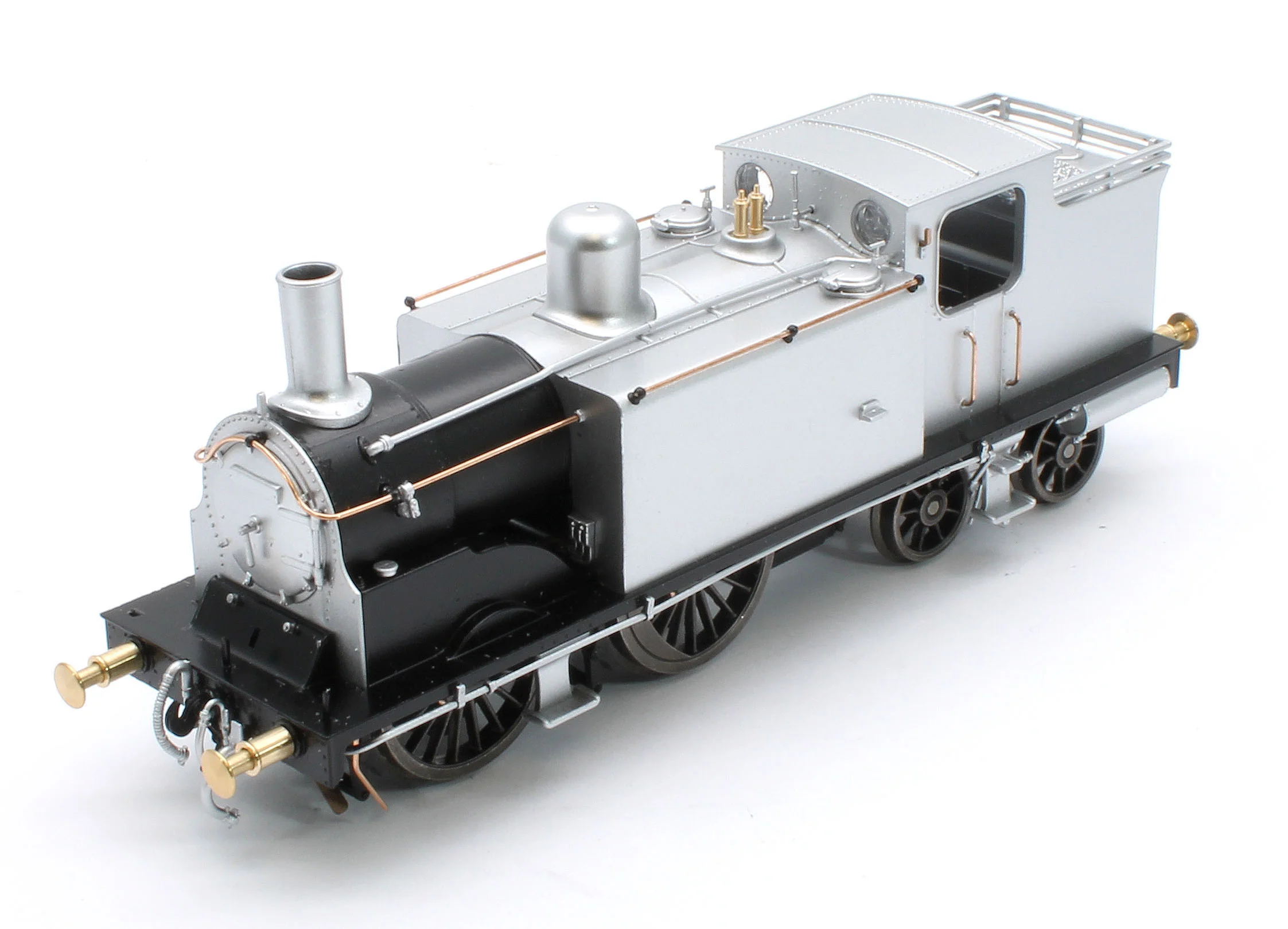 50-176ZSF Class 439 Caledonian 0-4-4T 55224 BR Lined Black Late Crest Steam Locomotive - DCC Sound - Image 15