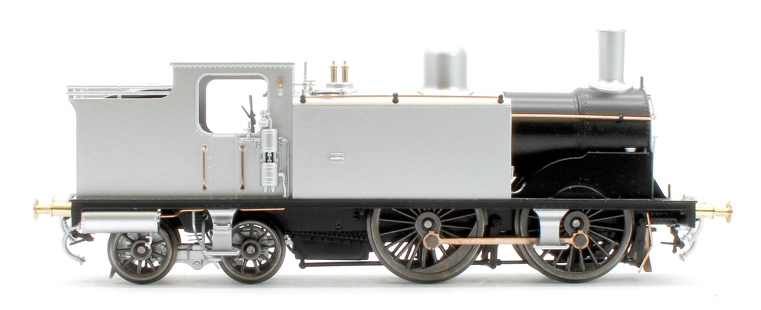 50-176ZSF Class 439 Caledonian 0-4-4T 55224 BR Lined Black Late Crest Steam Locomotive - DCC Sound - Image 7