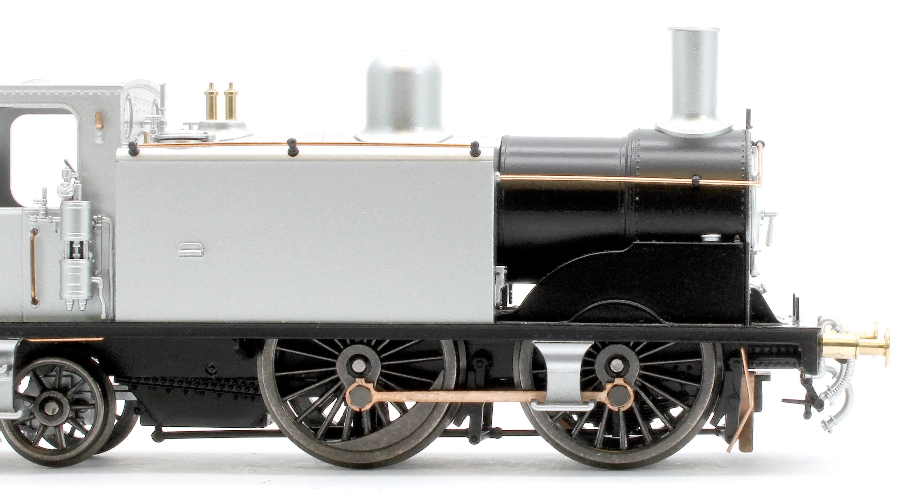 50-176ZSFX Class 439 Caledonian 0-4-4T 55224 BR Lined Black Late Crest Steam Locomotive - DCC Sound Deluxe - Image 14