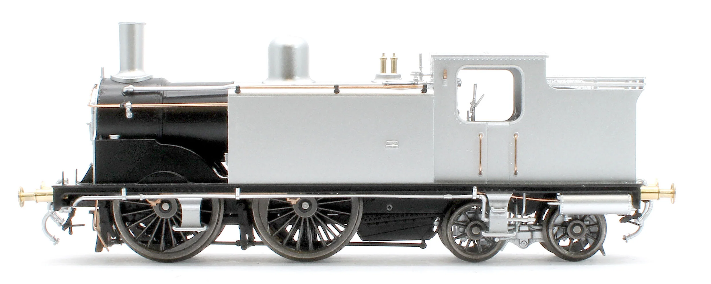 50-176ZSFX Class 439 Caledonian 0-4-4T 55224 BR Lined Black Late Crest Steam Locomotive - DCC Sound Deluxe - Image 4