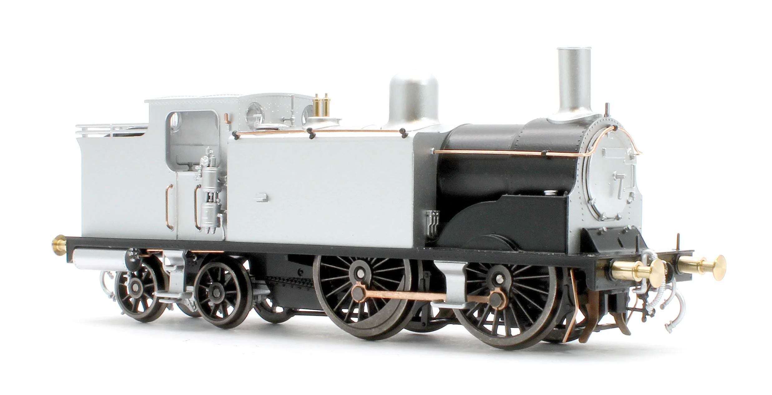 50-176ZSFX Class 439 Caledonian 0-4-4T 55224 BR Lined Black Late Crest Steam Locomotive - DCC Sound Deluxe - Image 8