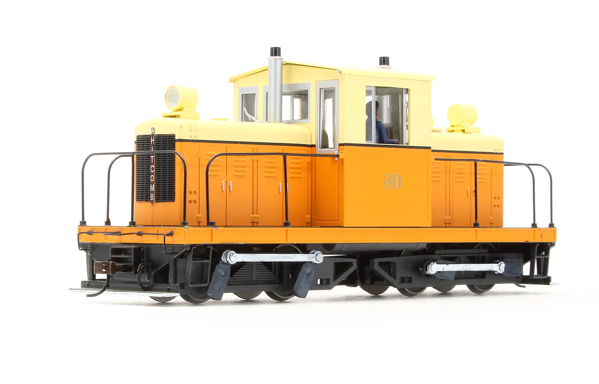 29202 Pre-Owned Whitcomb 50 Ton Centre-Cab - Painted, Unlettered - Orange/Cream - Diesel Locomotive - DCC Sound Fitted