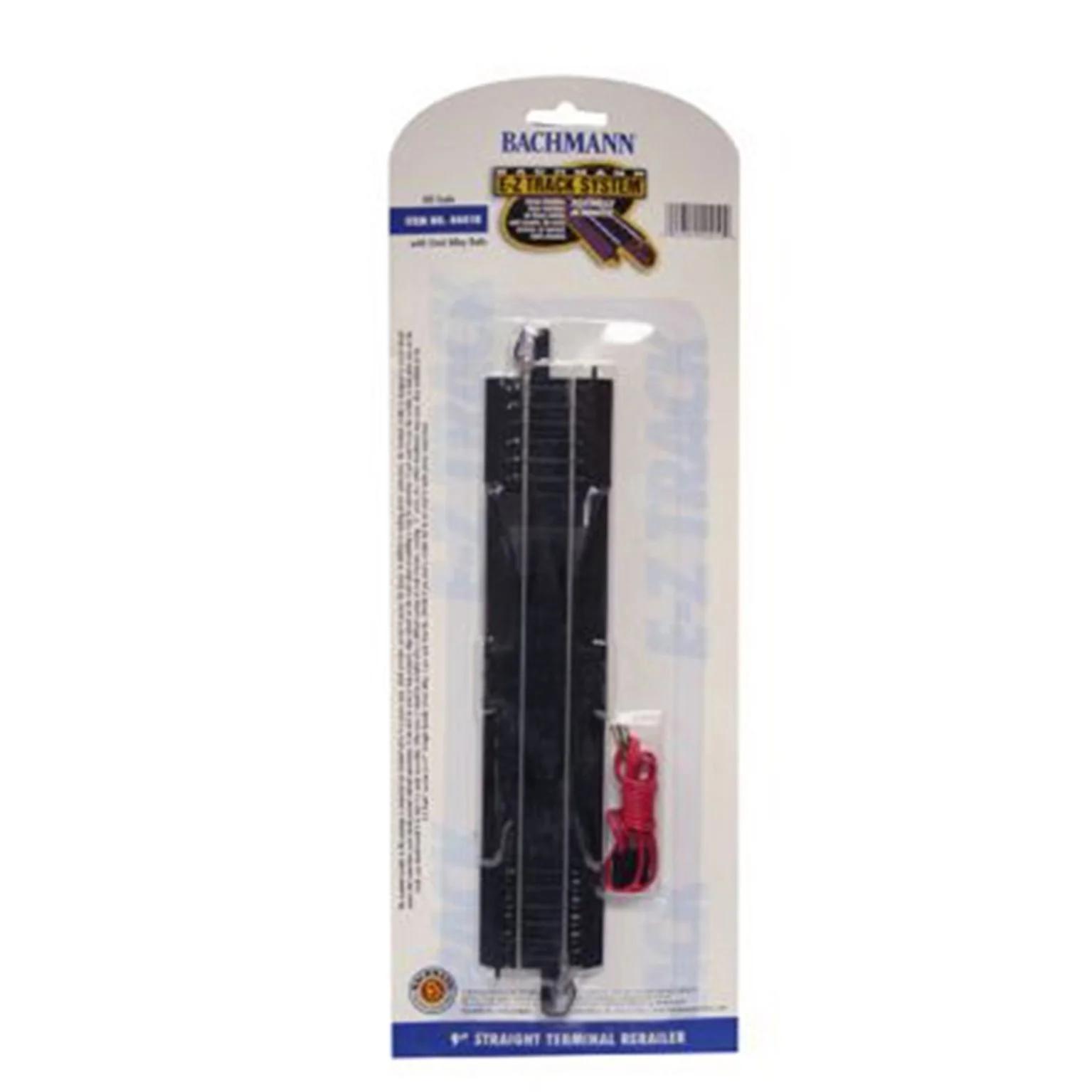 44410 9" Straight Terminal Rerailer with Wire (1/Card)