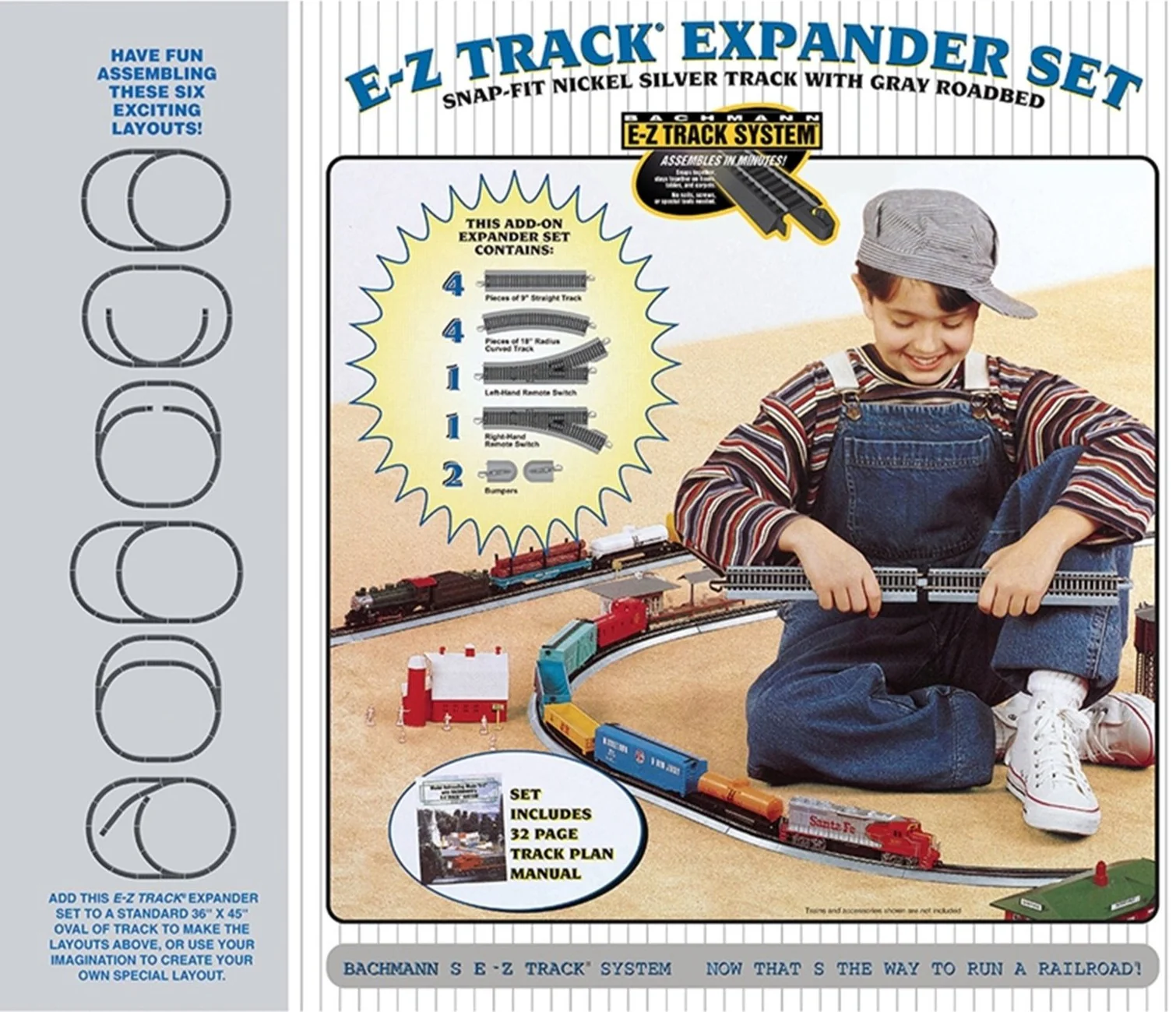 44594 E-Z Track Nickel Silver Layout Expander Set