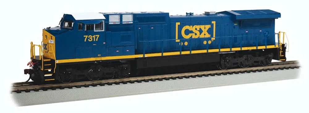 68512 DASH 8-40CW - CSX #7317 - HTM (Dark Future) Diesel Locomotive - DCC Sound