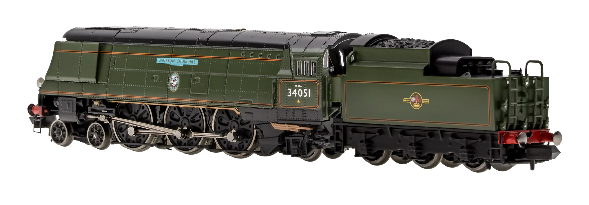 2S-034-007D Battle of Britain ‘Winston Churchill’ 34051 BR Green Late Crest - DCC Fitted - Image 3
