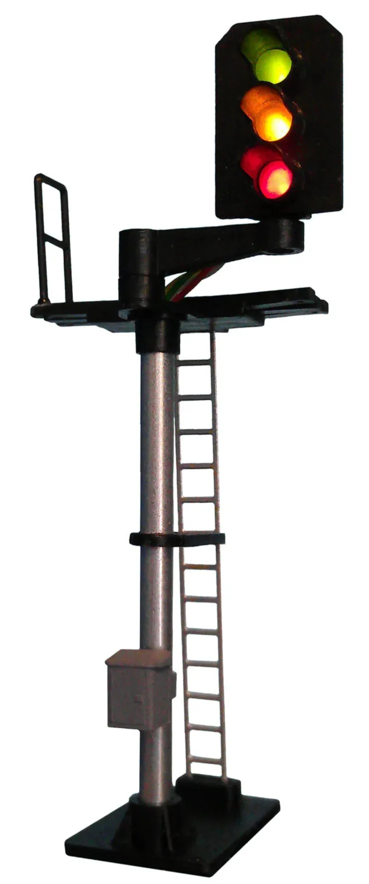 B551R 3 Aspect (R/Y/G) Standard Left Offset Round Head Signal
